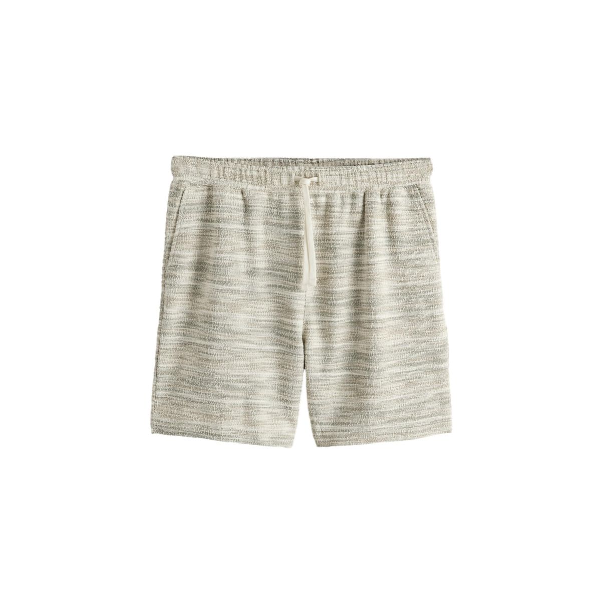 Short en jersey texturé effet flammé vert sauge, NEXT