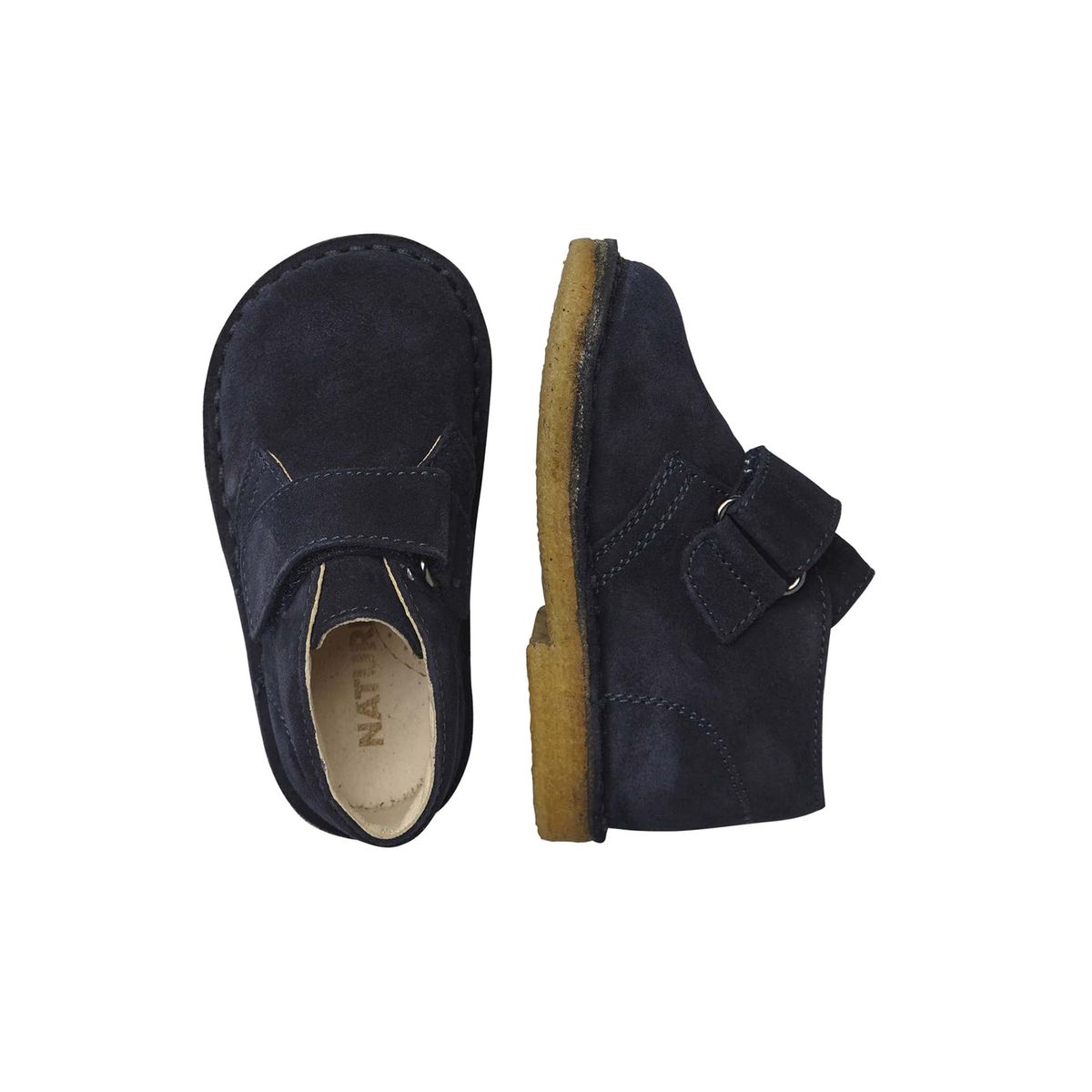 Boots en suède CHOCO marine, NATURINO