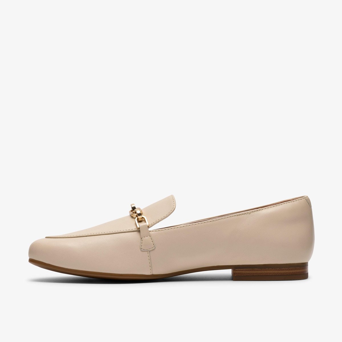 Mocassins Cuir TAMNA IRIS blanc, CLARKS