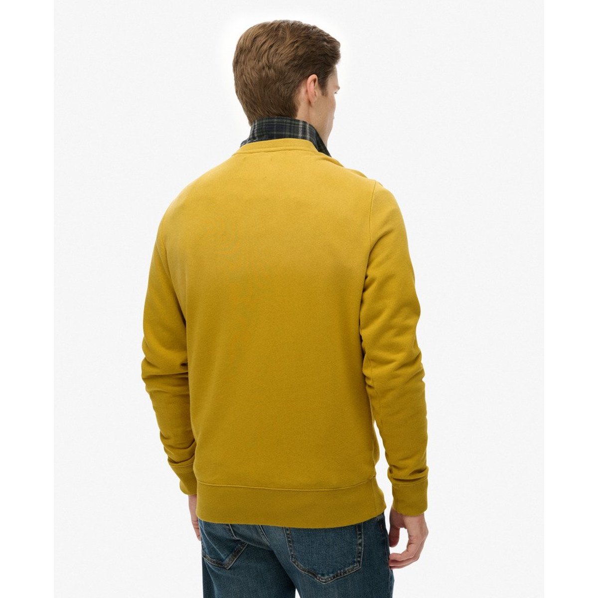 Sweat décontracté Lo-fi Outdoors jaune pétrole, SUPERDRY