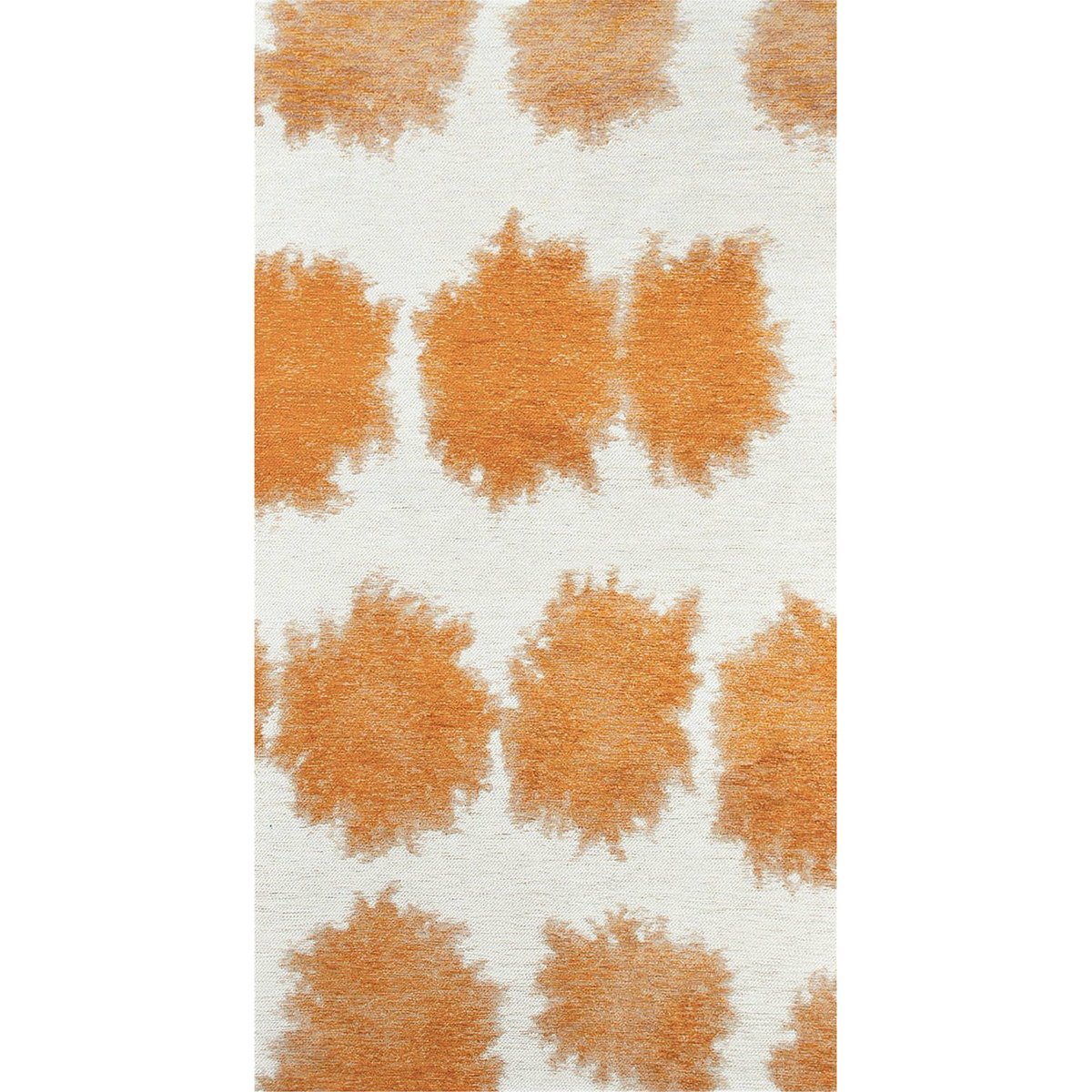 Tapis intérieur extérieur, PAINTBALL jaune ocre sur fond blanc, RECOLLECTION