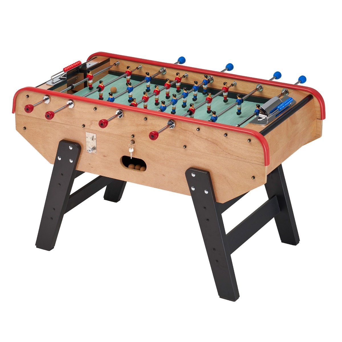 Babyfoot avec Monnayeur style bistrot pour les pros bois, KANGUI