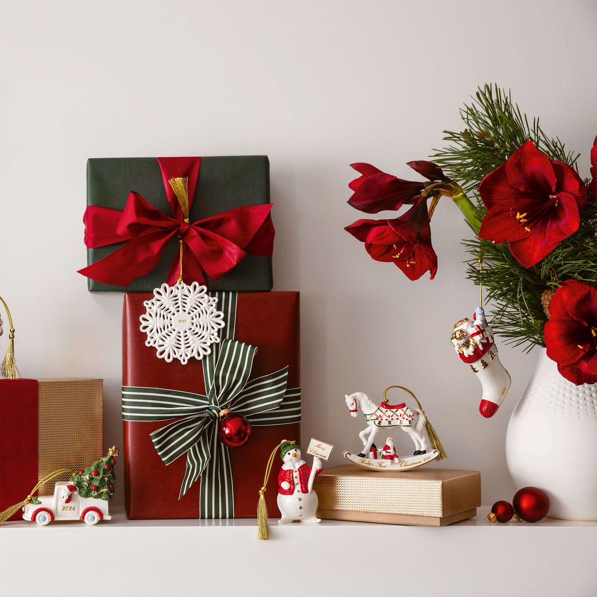 Ornement Bonhomme De Neige CHRISTMAS CLASSICS multicolore, VILLEROY & BOCH