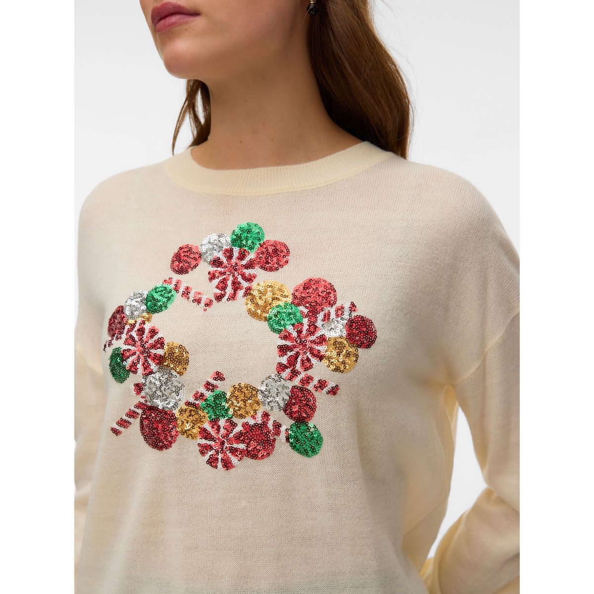 Pull En Maille birch, VERO MODA