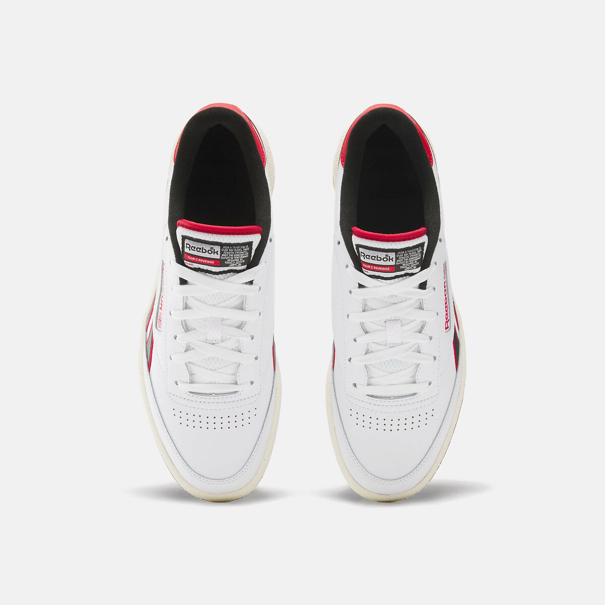 Baskets Club C Revenge blanc/noir/rouge, REEBOK CLASSICS