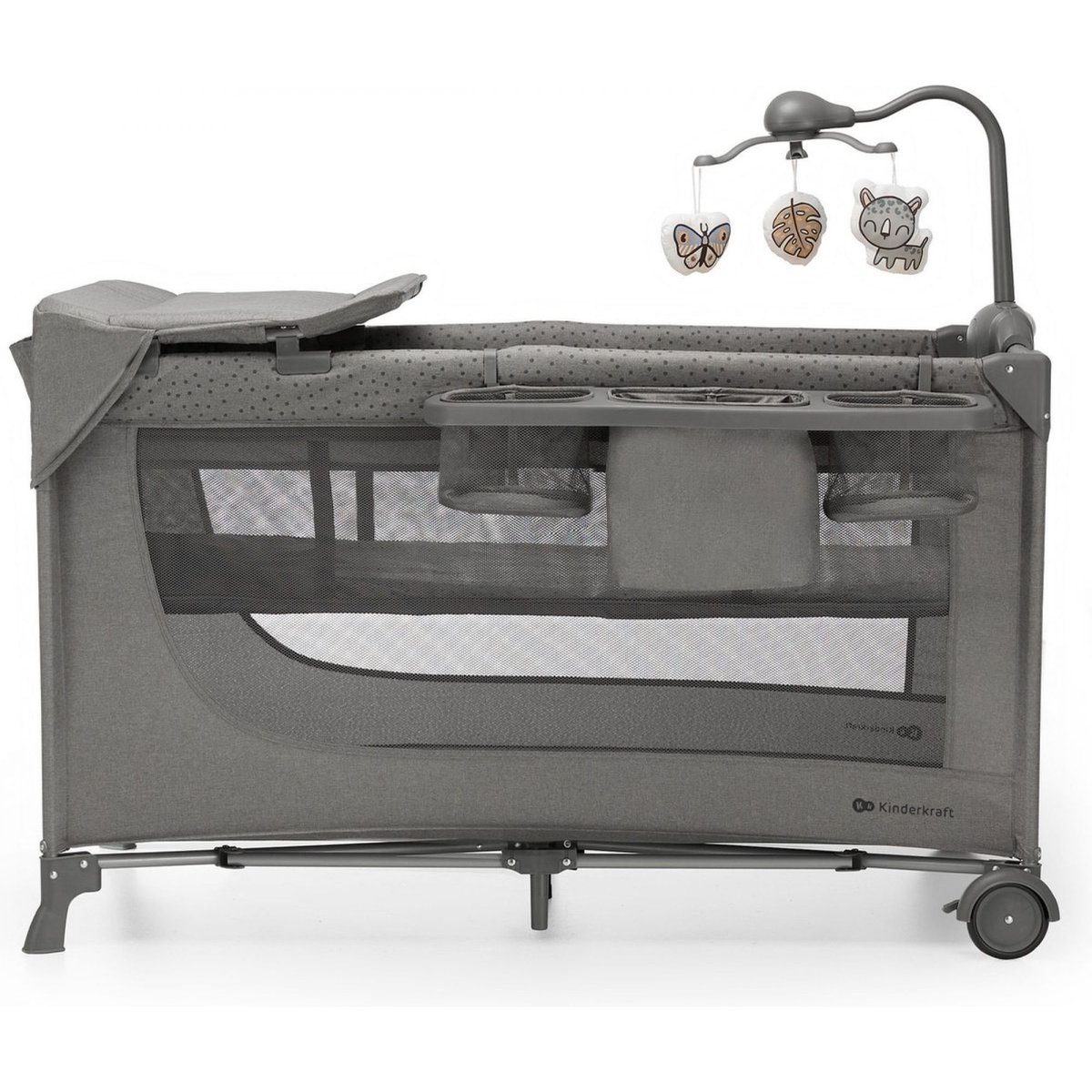 Lit parapluie Joy² gris foncé, KINDERKRAFT