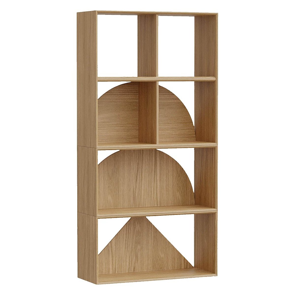 Etagère bois UVY naturel clair, HABITAT