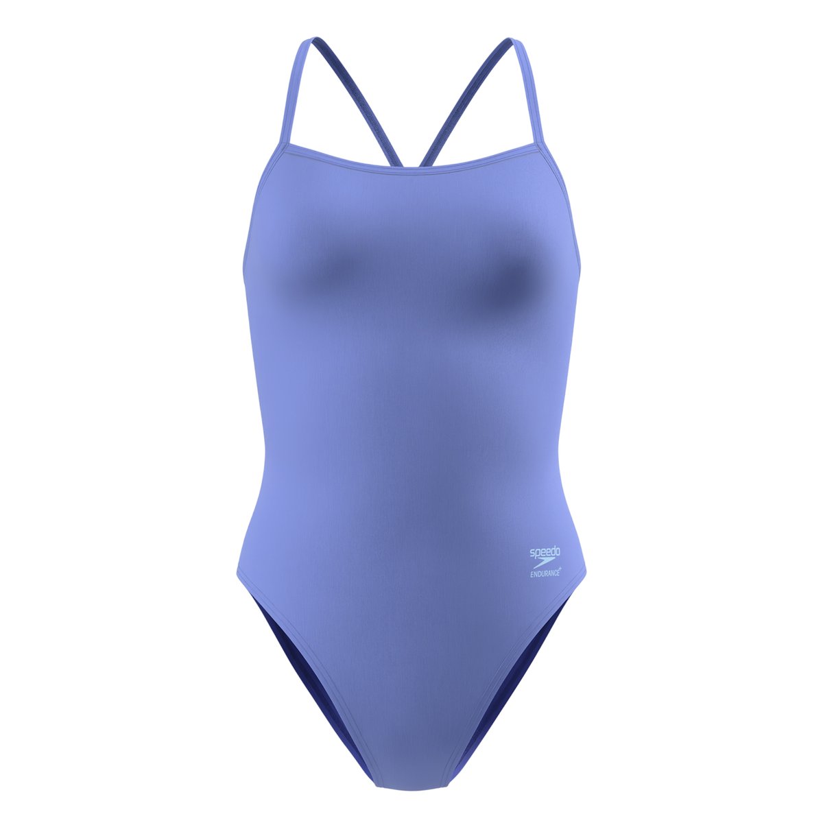Maillot de bain 1 pièce motif/style uni violet, SPEEDO