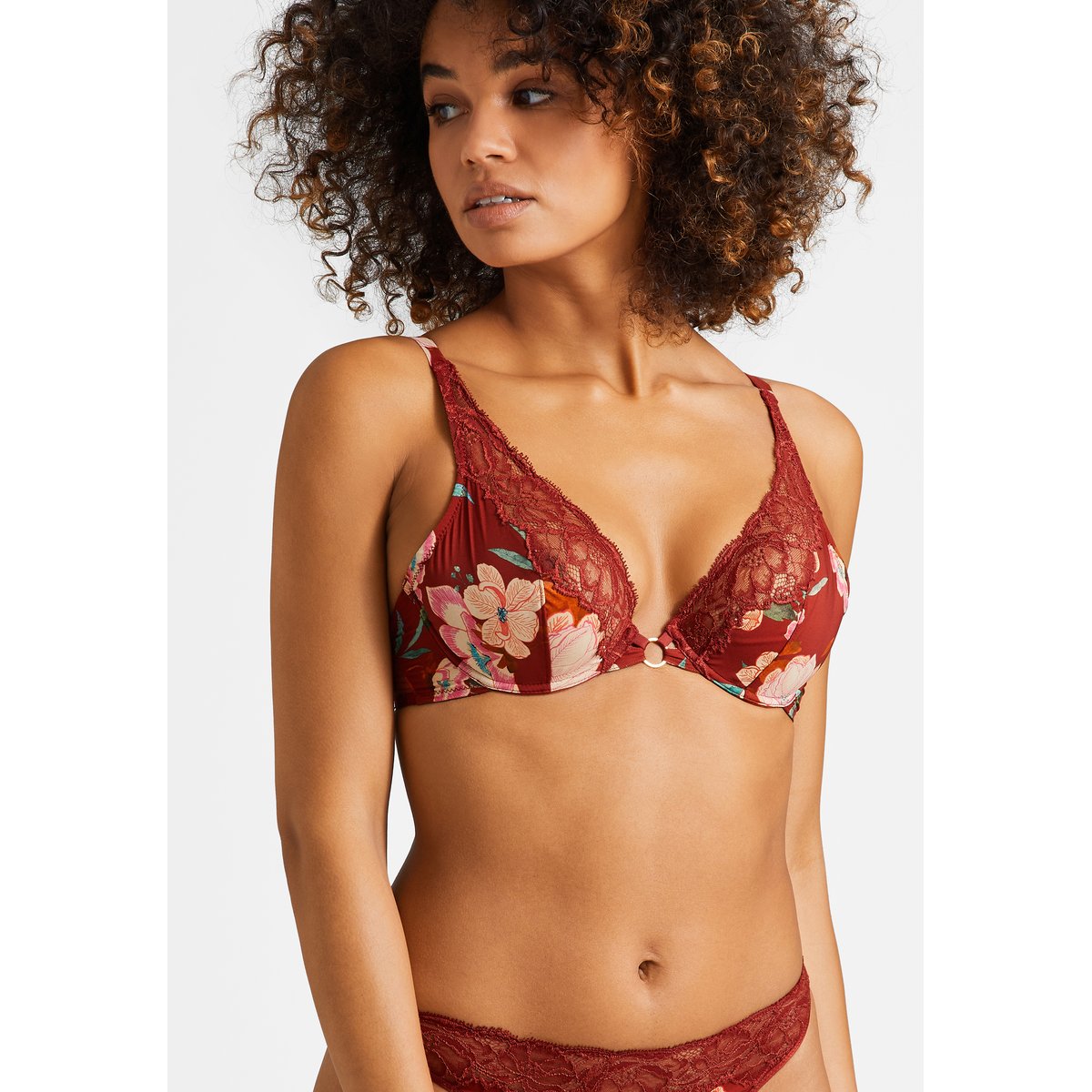 Soutien-gorge triangle avec armatures Sweetfolk rouge, AUBADE