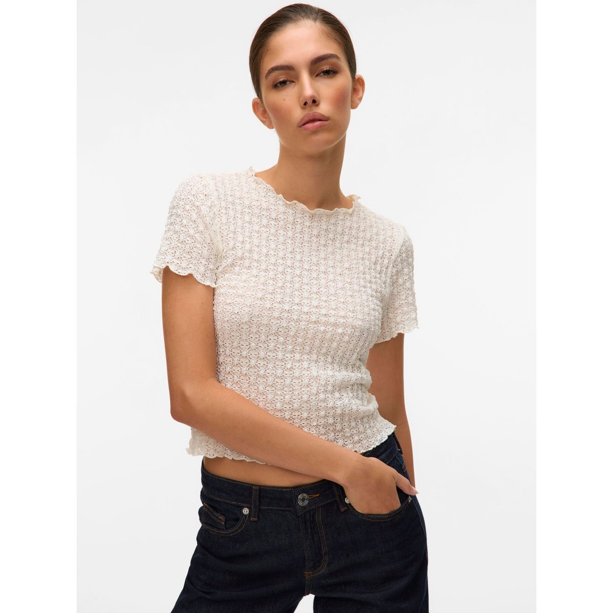 Top snow white, VERO MODA