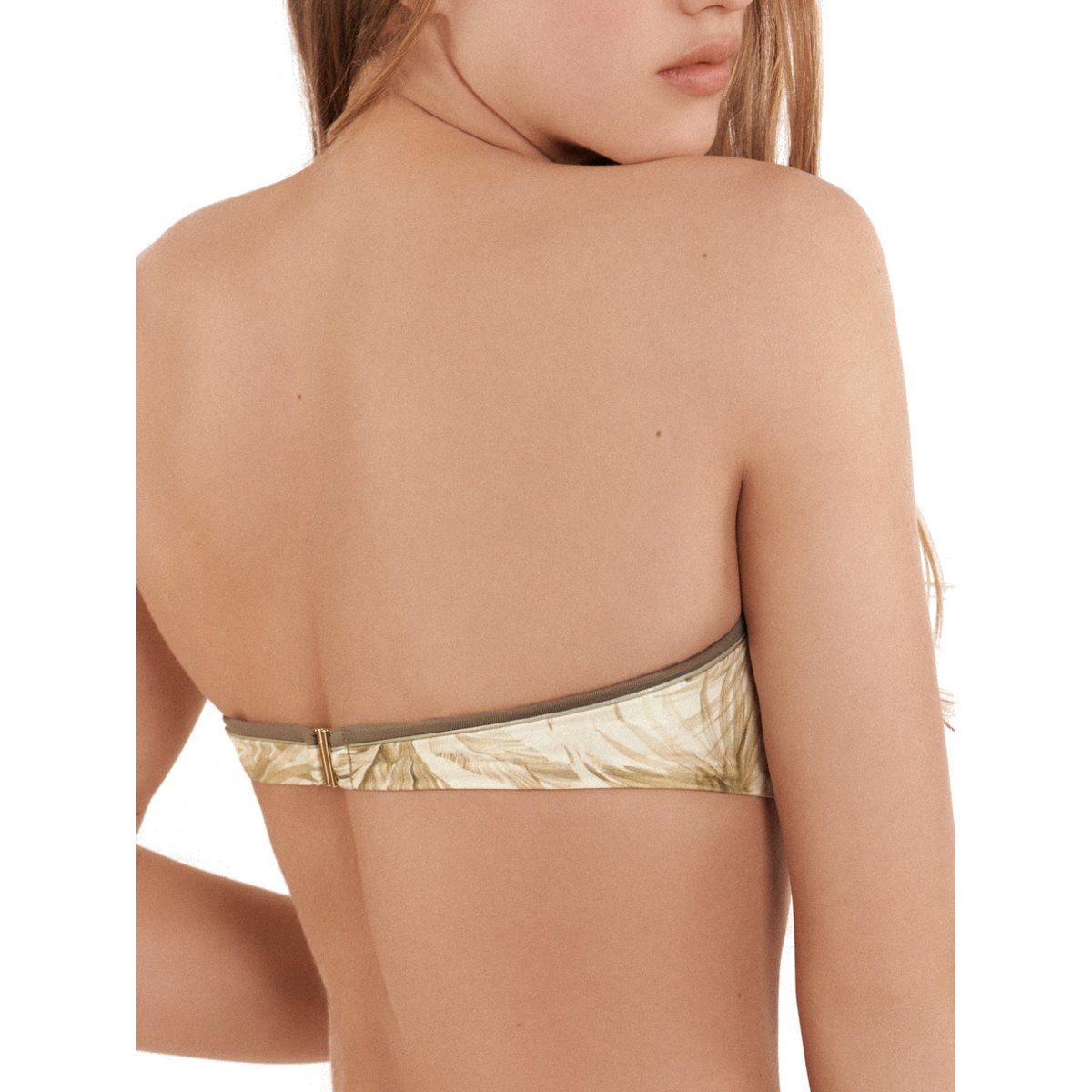 Haut maillot de bain bandeau préformé Ensenada vert, LISCA