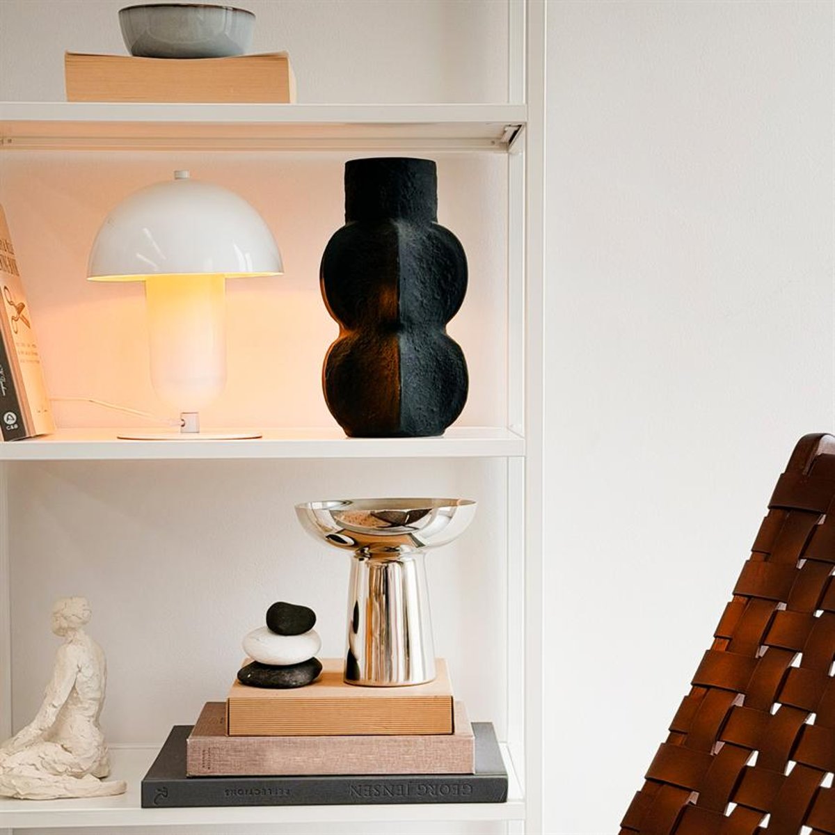 Movie Lampe à poser, H 27,5 cm, E27 blanc, DYBERG LARSEN