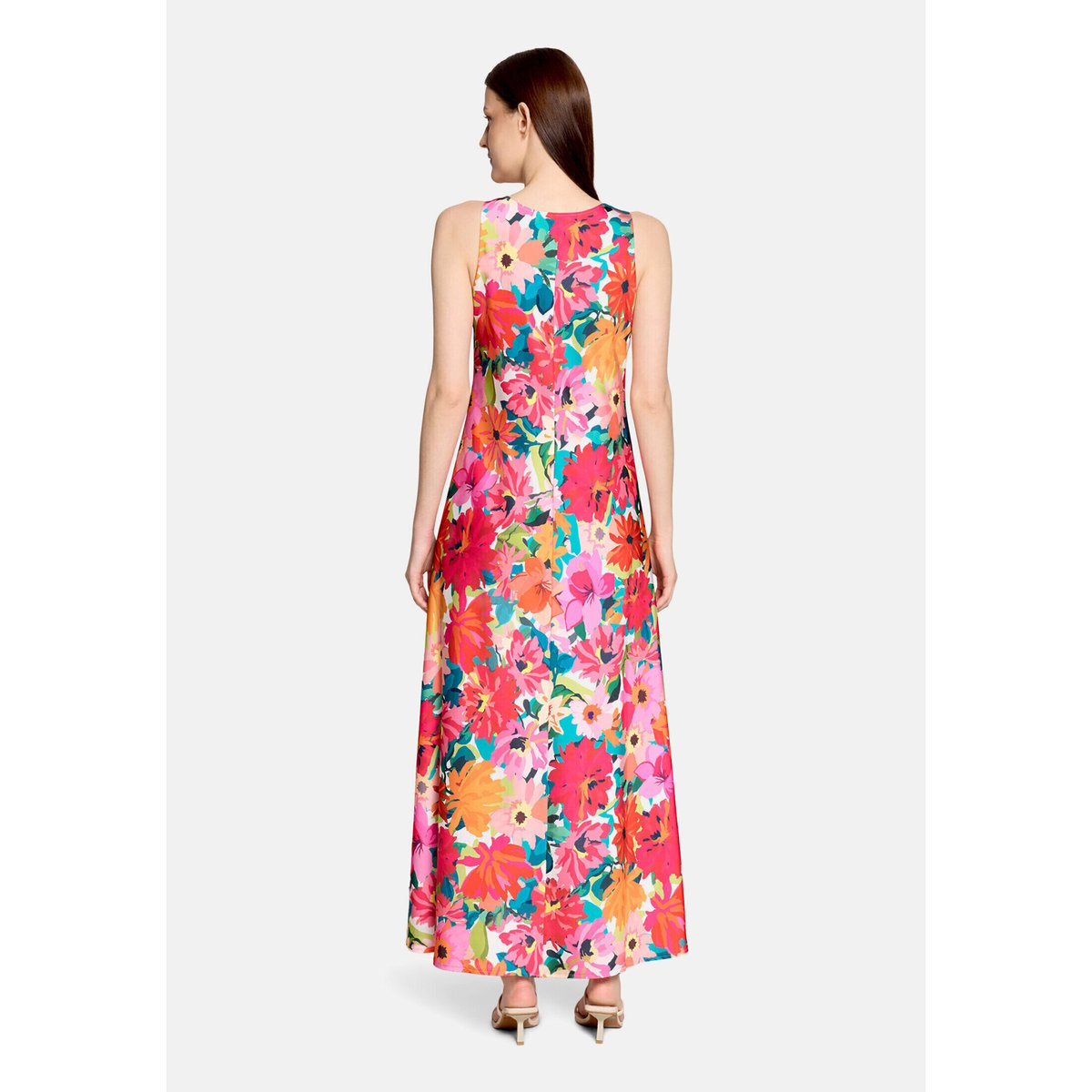 Robe à fleurs à imprimé yellow/pink, VERA MONT