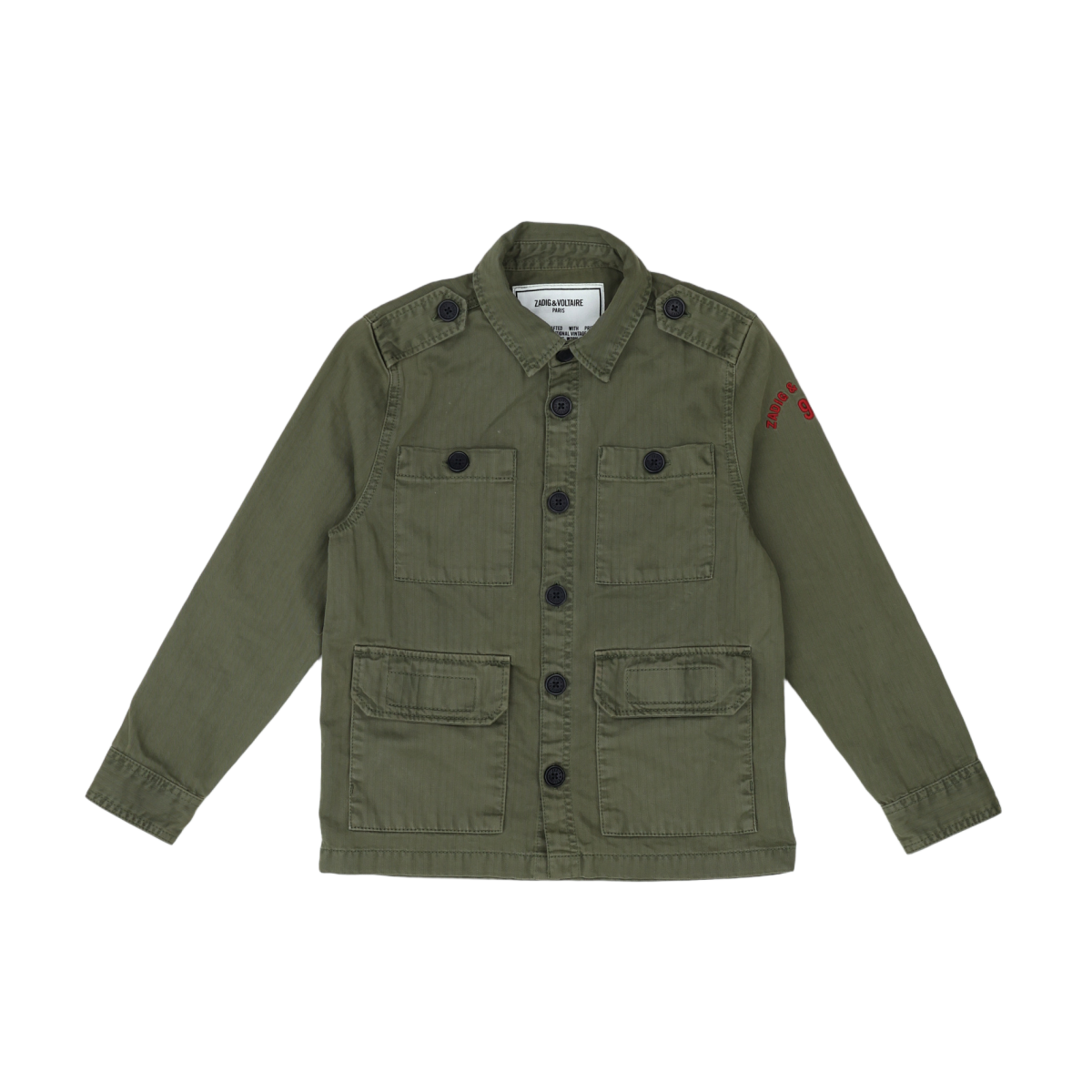 Veste - Très bon état vert, ZADIG&VOLTAIRE