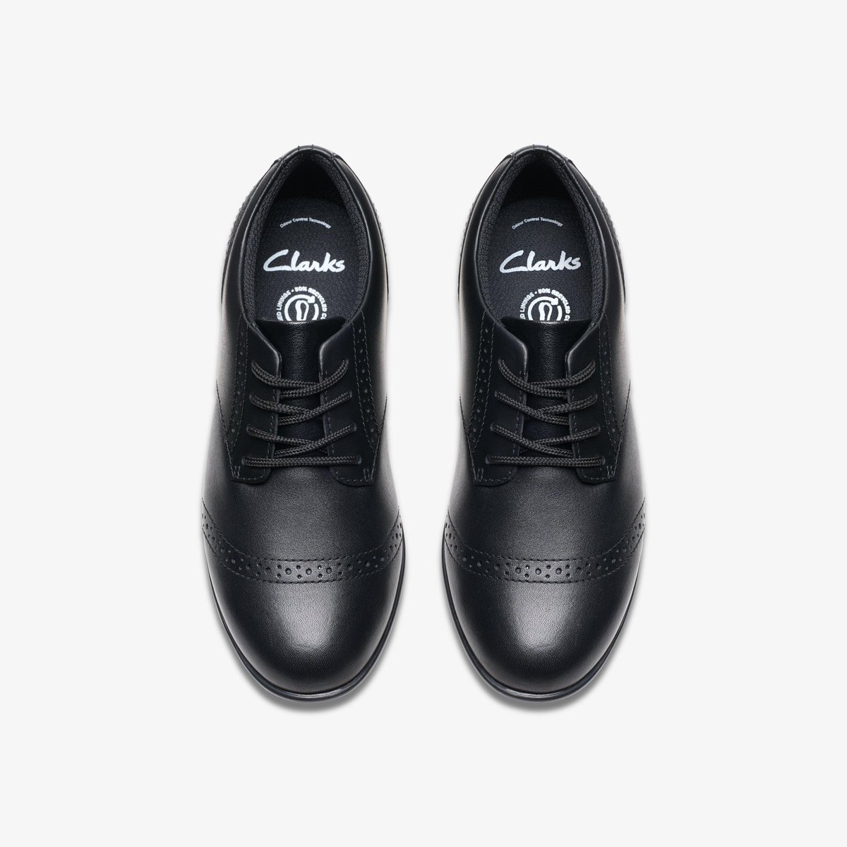 Derbies Cuir FINJA BROGUE O noir, CLARKS