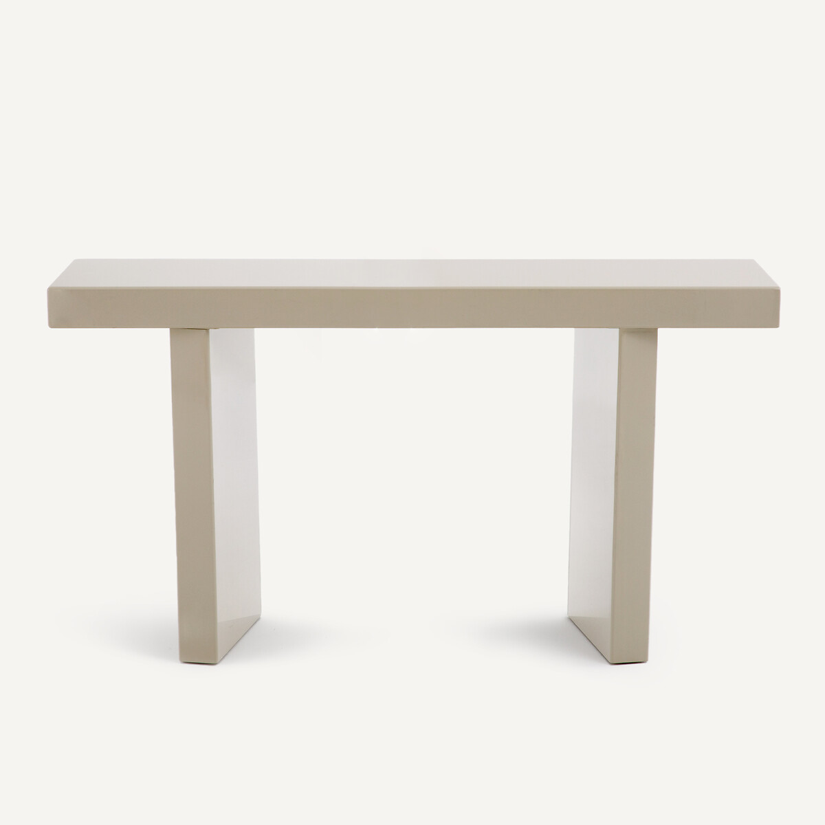 Console laquée glossy, Olaga beige sable, AM.PM