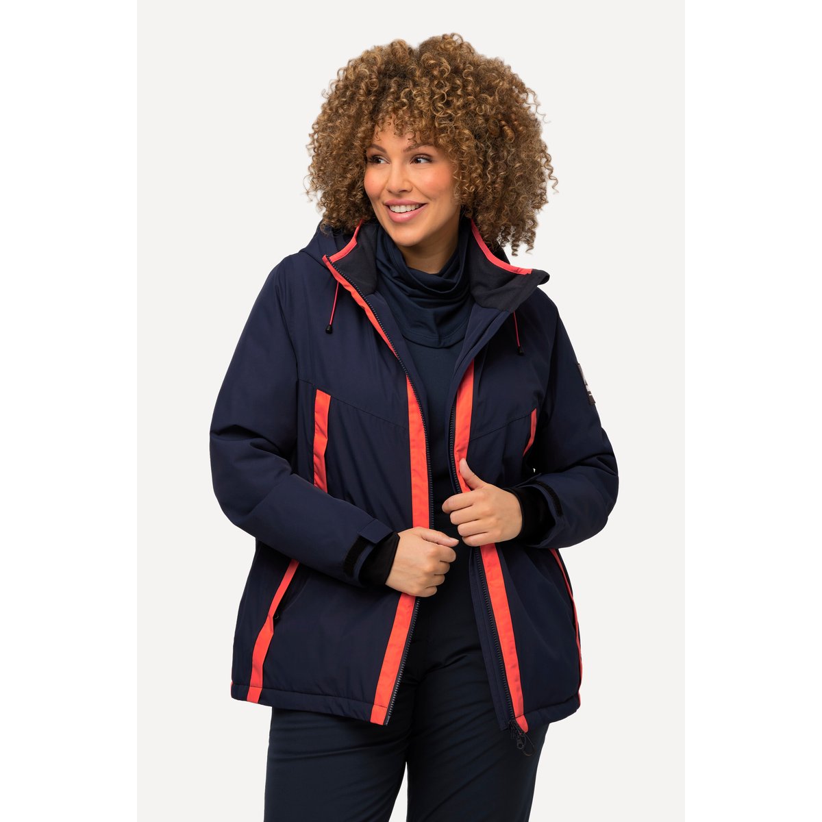 Veste technique HYPRAR, imperméable, capuche marine, ULLA POPKEN