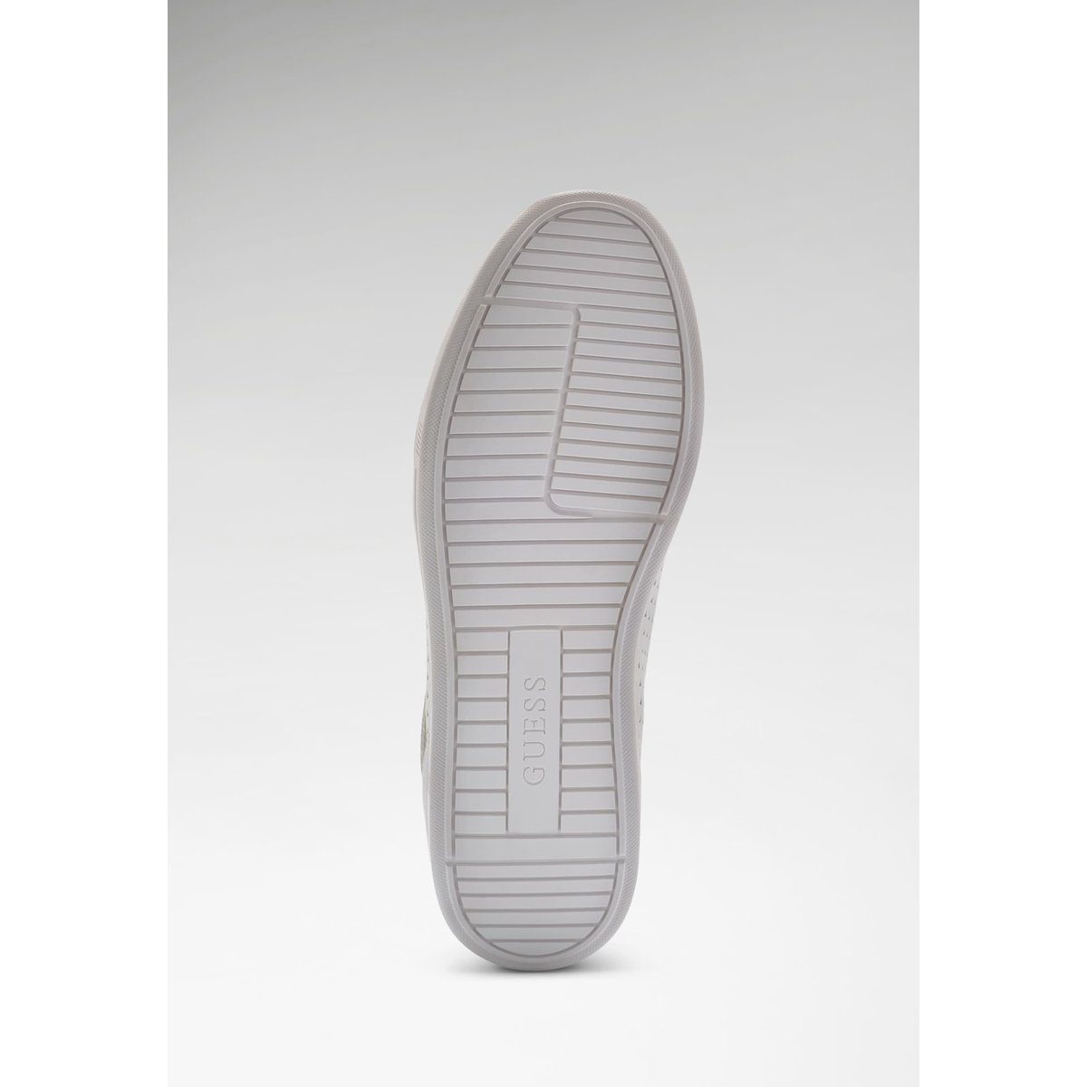 Baskets En Cuir Nixxter blanc, GUESS