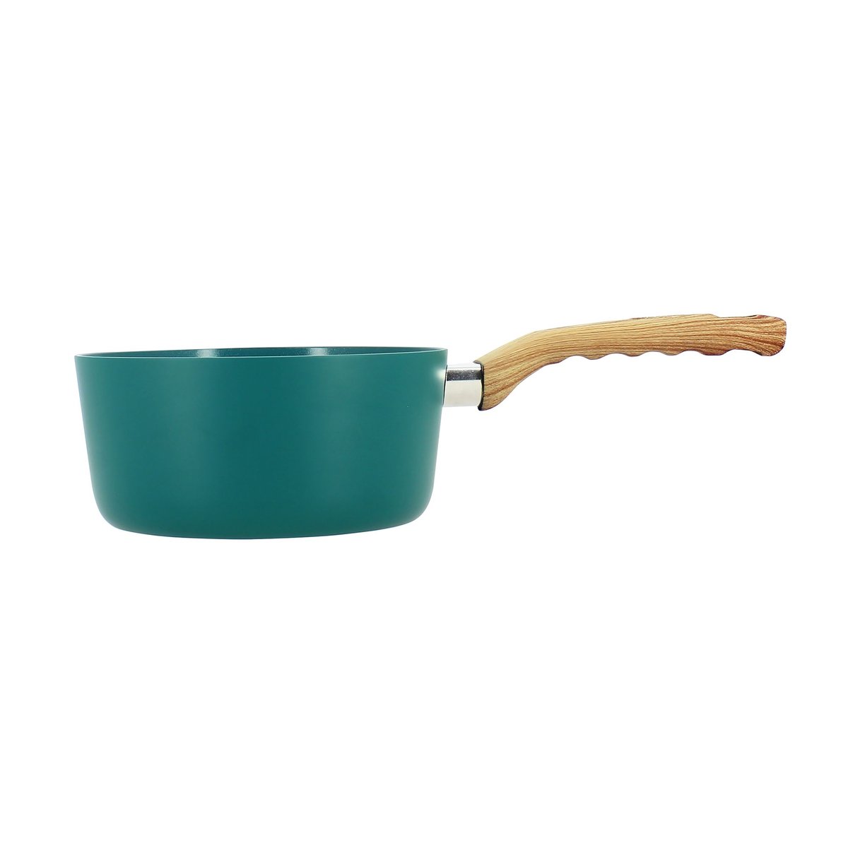 Casserole 18cm en aluminium recyclé, COLORAMA bleu canard, MENASTYL
