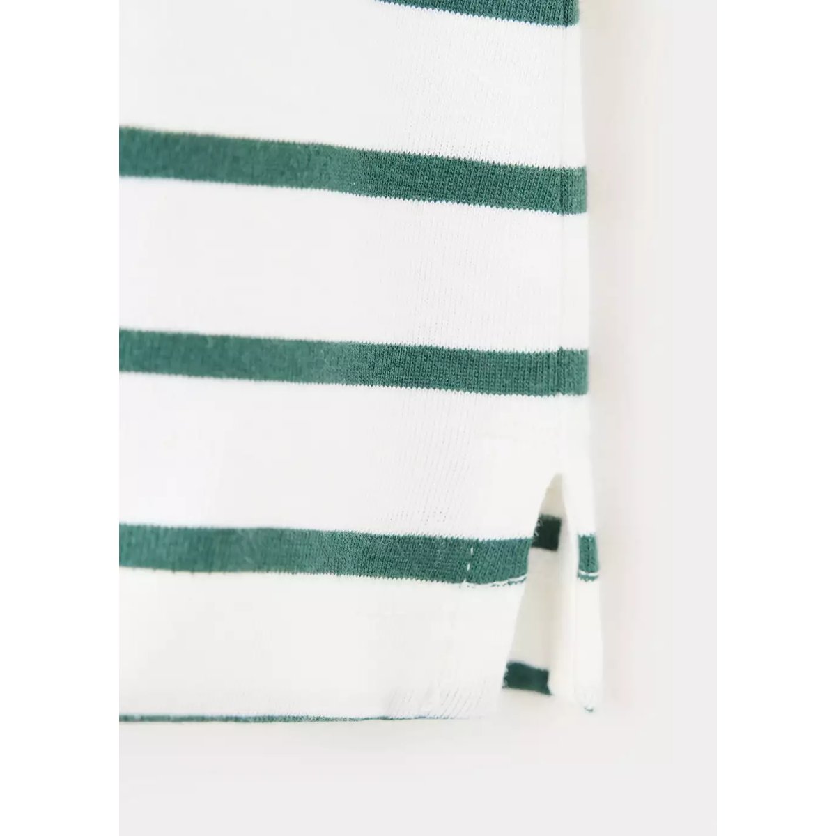 T-shirt 100 % coton rayures blanc cassé, MANGO BABY