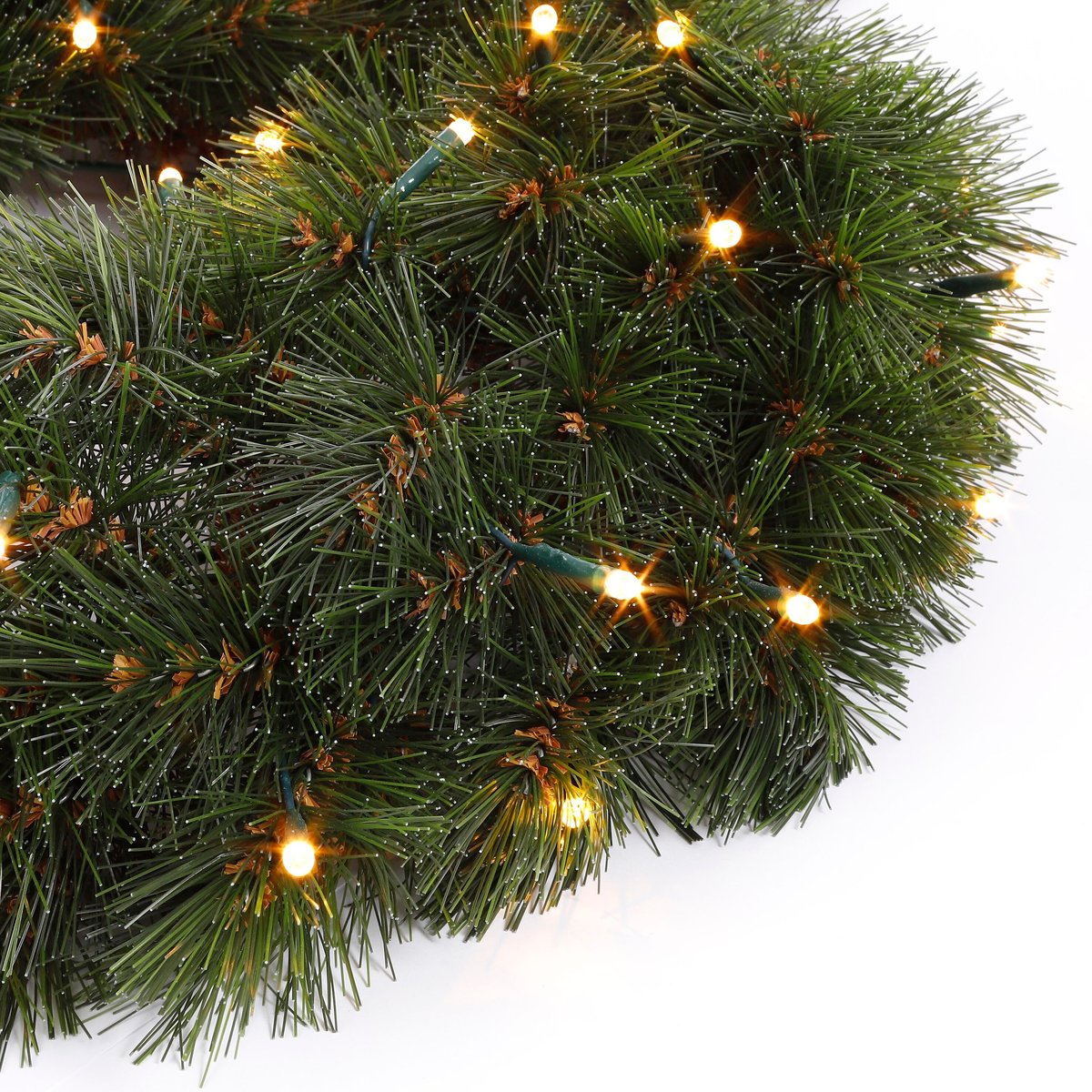 Couronne de Noël avec LED FOREST FROSTED vert, TRIUMPH TREE