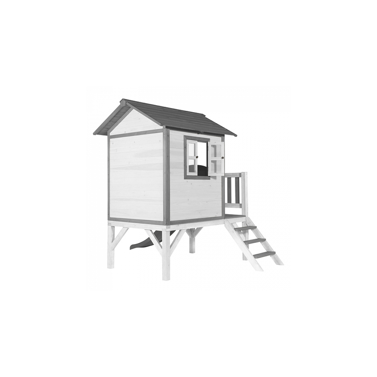 AXI Beach Lodge XL Maisonnette Classic Toboggan Gris couleur unique, AXI HOUSE