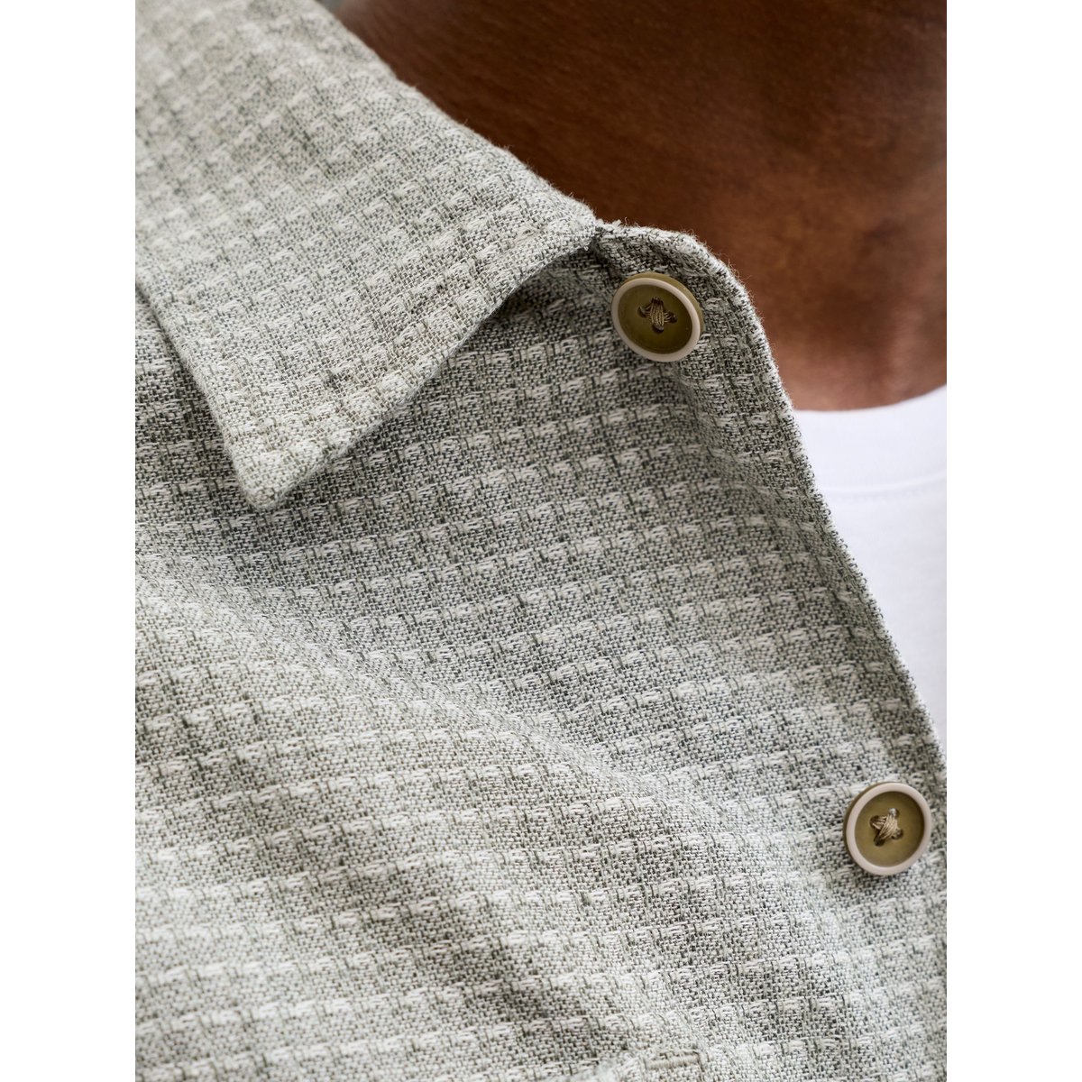 Chemise grise - smokey olive, JACK & JONES