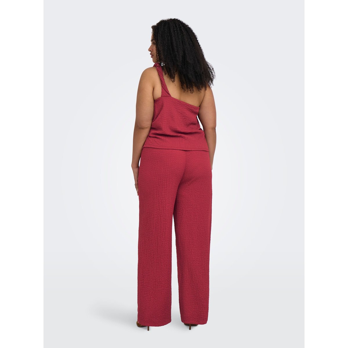 Pantalon brick red, ONLY CARMAKOMA