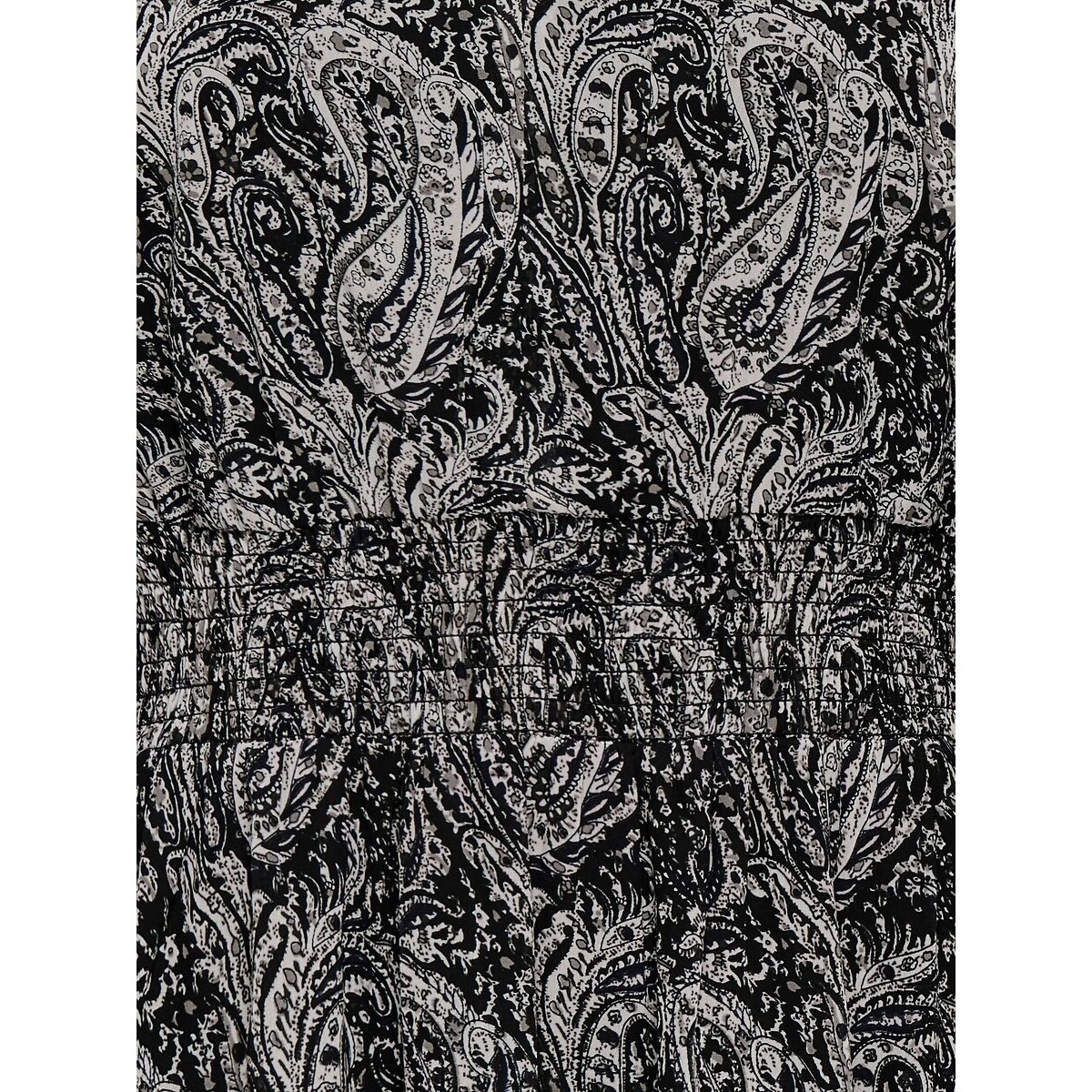 Vestido corto estampado negro, ONLY