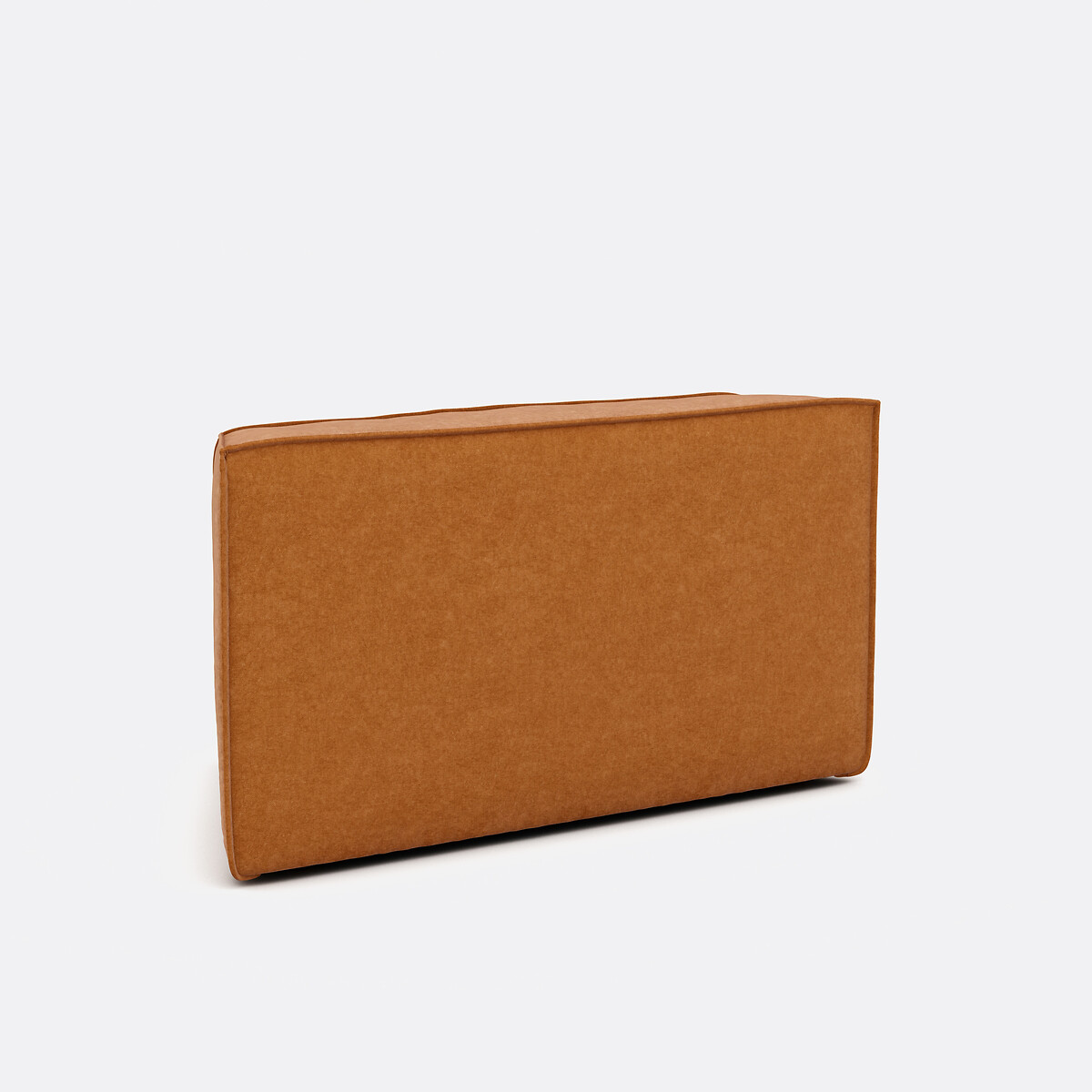 Elément d'angle ouvert pour canapé modulable, en velours texturé, SEVEN ocre, LA REDOUTE INTERIEURS