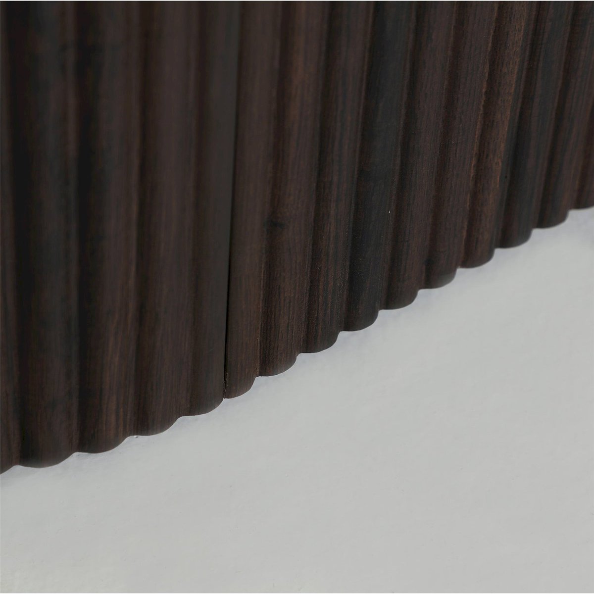 Meuble tv bois, Style contemporain marron bois et beige marbre, RECOLLECTION