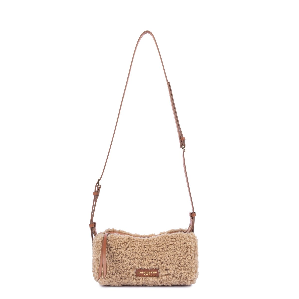 Petit sac rectangle MOUMOUTE cognac, LANCASTER