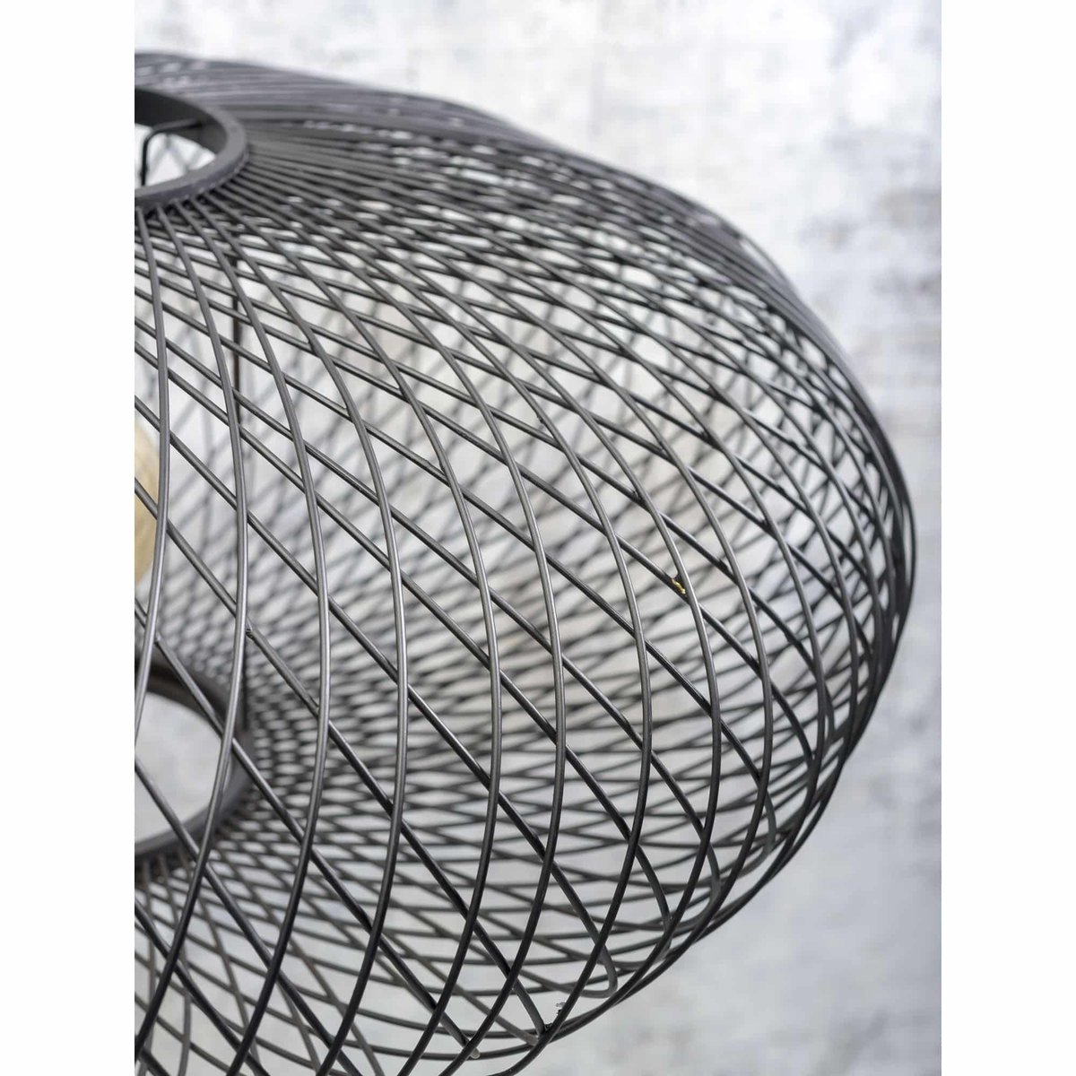 Lampe Suspendue Bambou CANGO noir, GOOD & MOJO