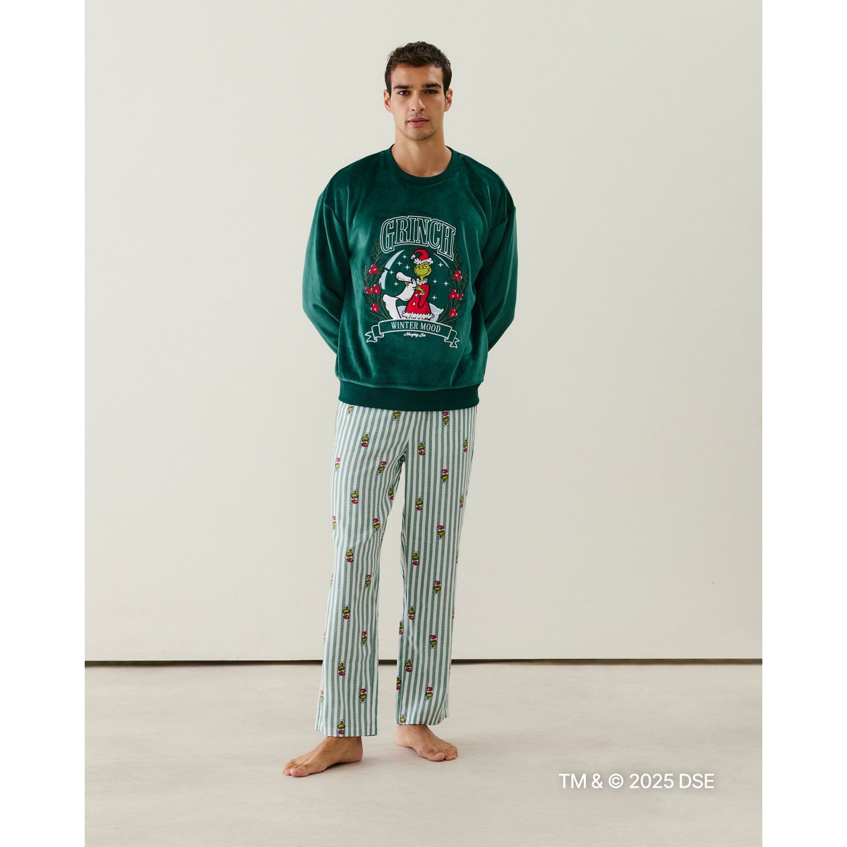 Sweatshirt velours Grinch SNOWBOLGRINCHI vert, UNDIZ