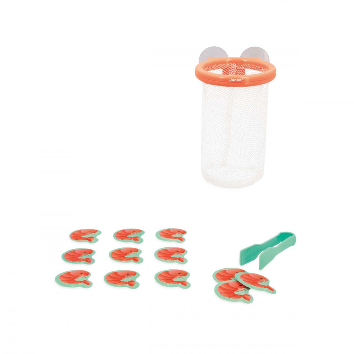 Attrape Crevettes Du Bain orange, JANOD