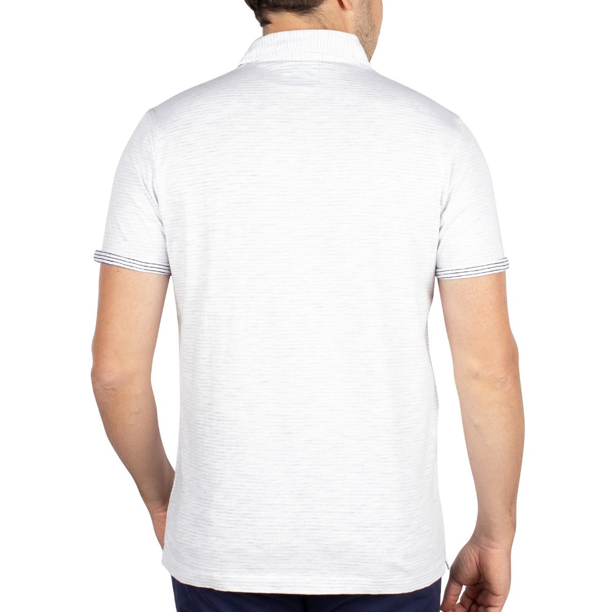 Polo yatch rayures blanc, SHILTON