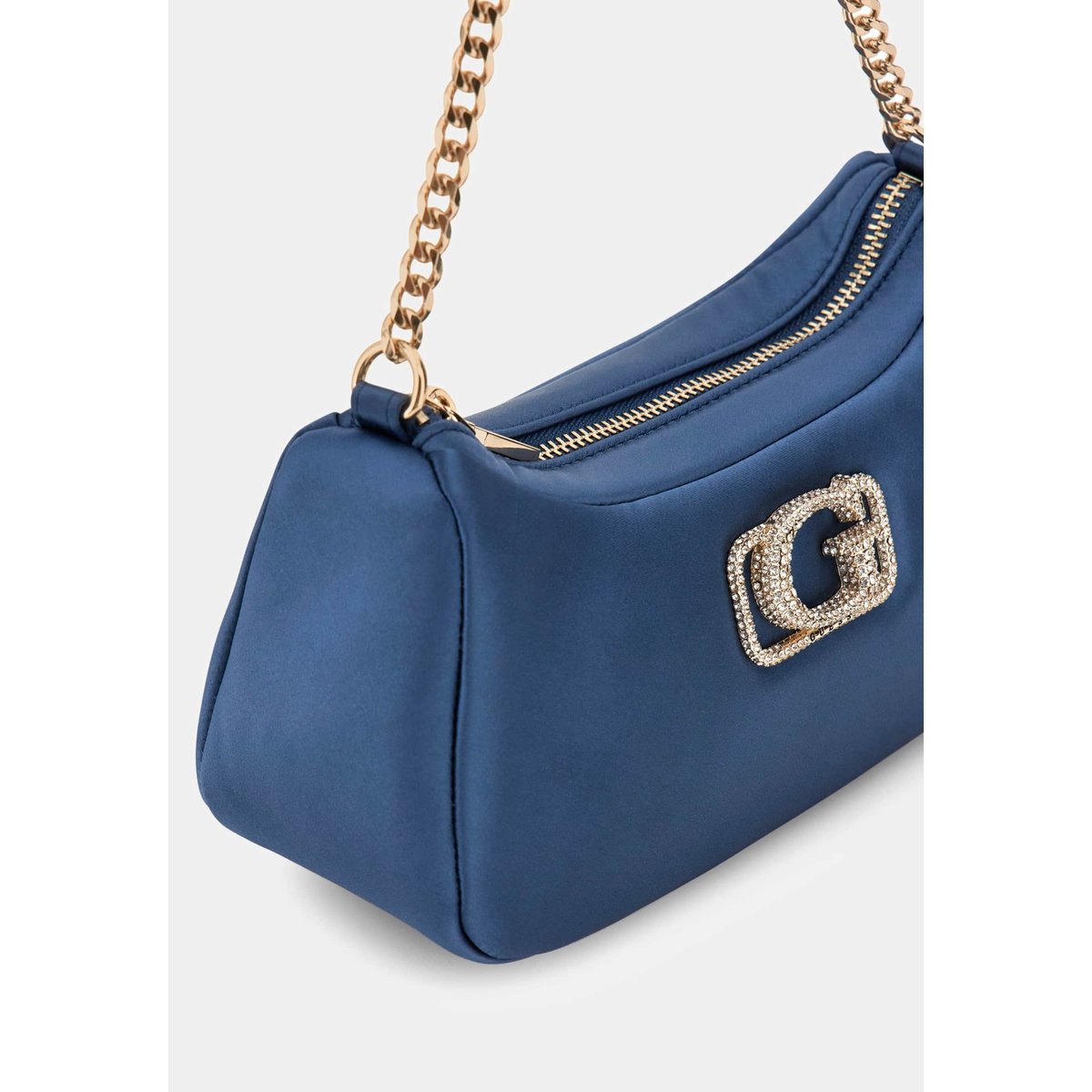Sac D'épaule Prue Inscription Logo bleu, GUESS