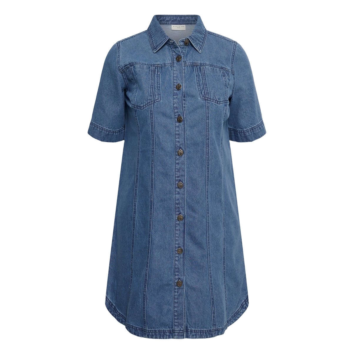 Robe en jean bleu blue denim, KAFFE CURVE