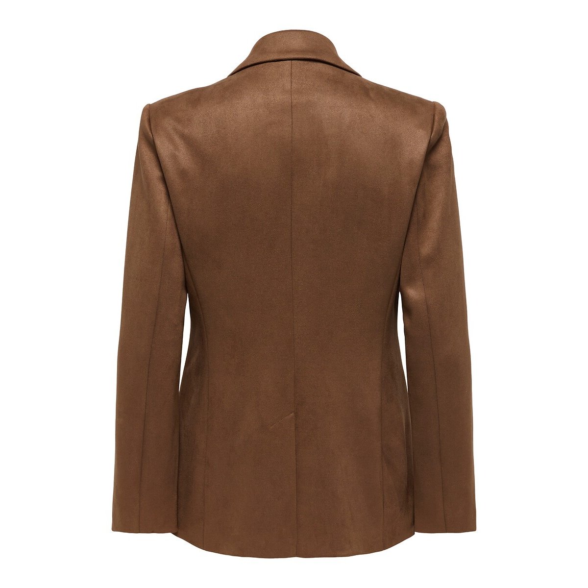 Giacca blazer scamosciata cammello, ONLY