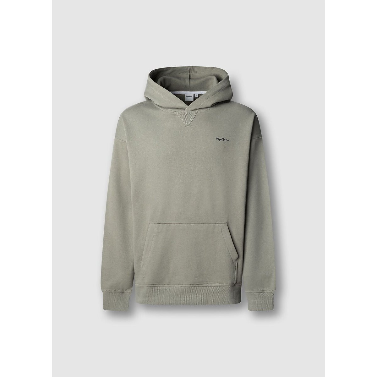 Sweat à capuche GEO CREW vert sauge, PEPE JEANS