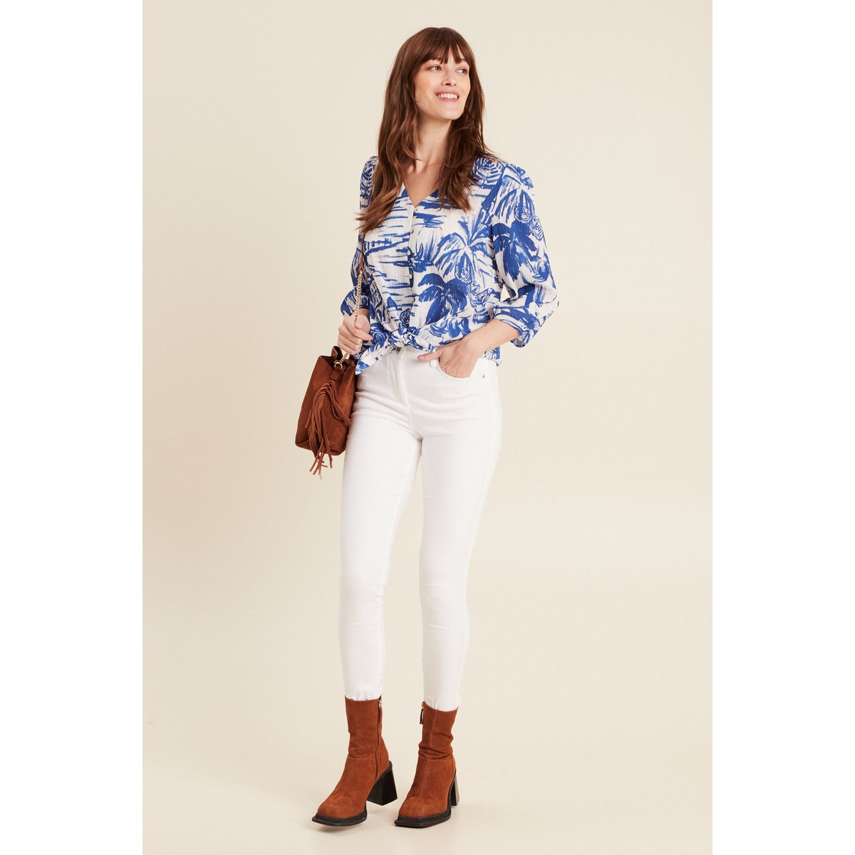 Blouse manches 3/4 blanc, BREAL