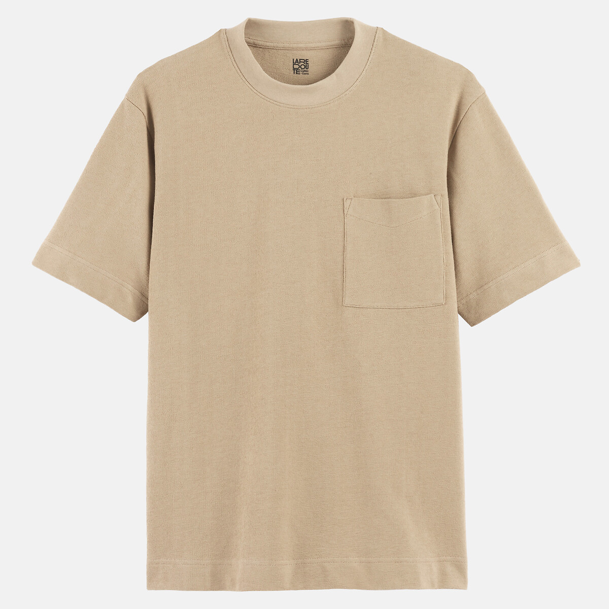 T-Shirt mit rundem Ausschnitt beige, LA REDOUTE COLLECTIONS