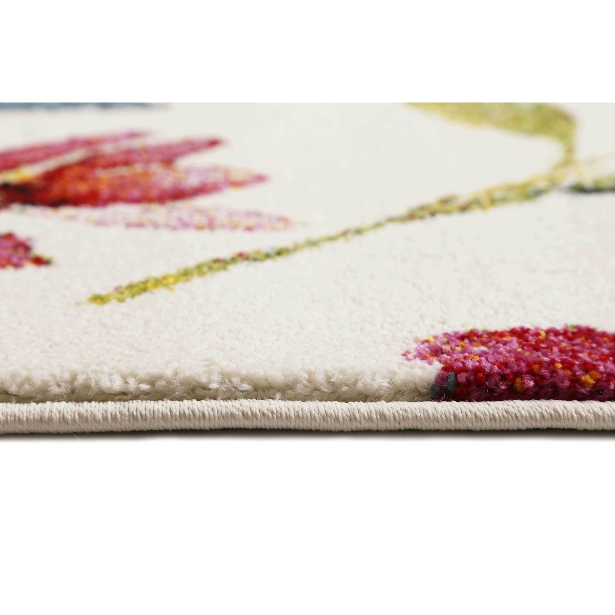 Tapis velours ras à motif floral , SUMMER BREEZE multicolor, WECON HOME