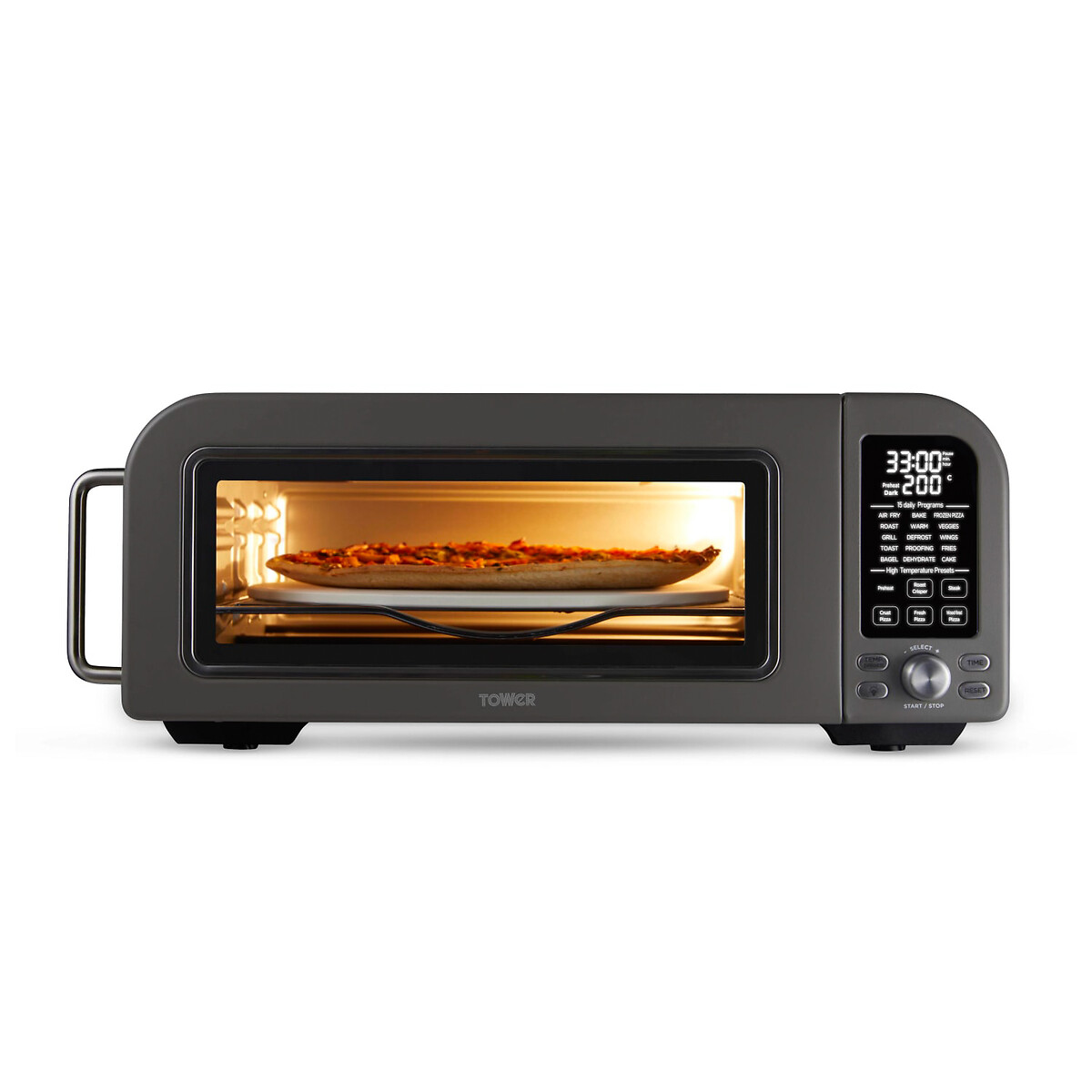 Vortx 18L Pizza Oven - T17141 grey, TOWER
