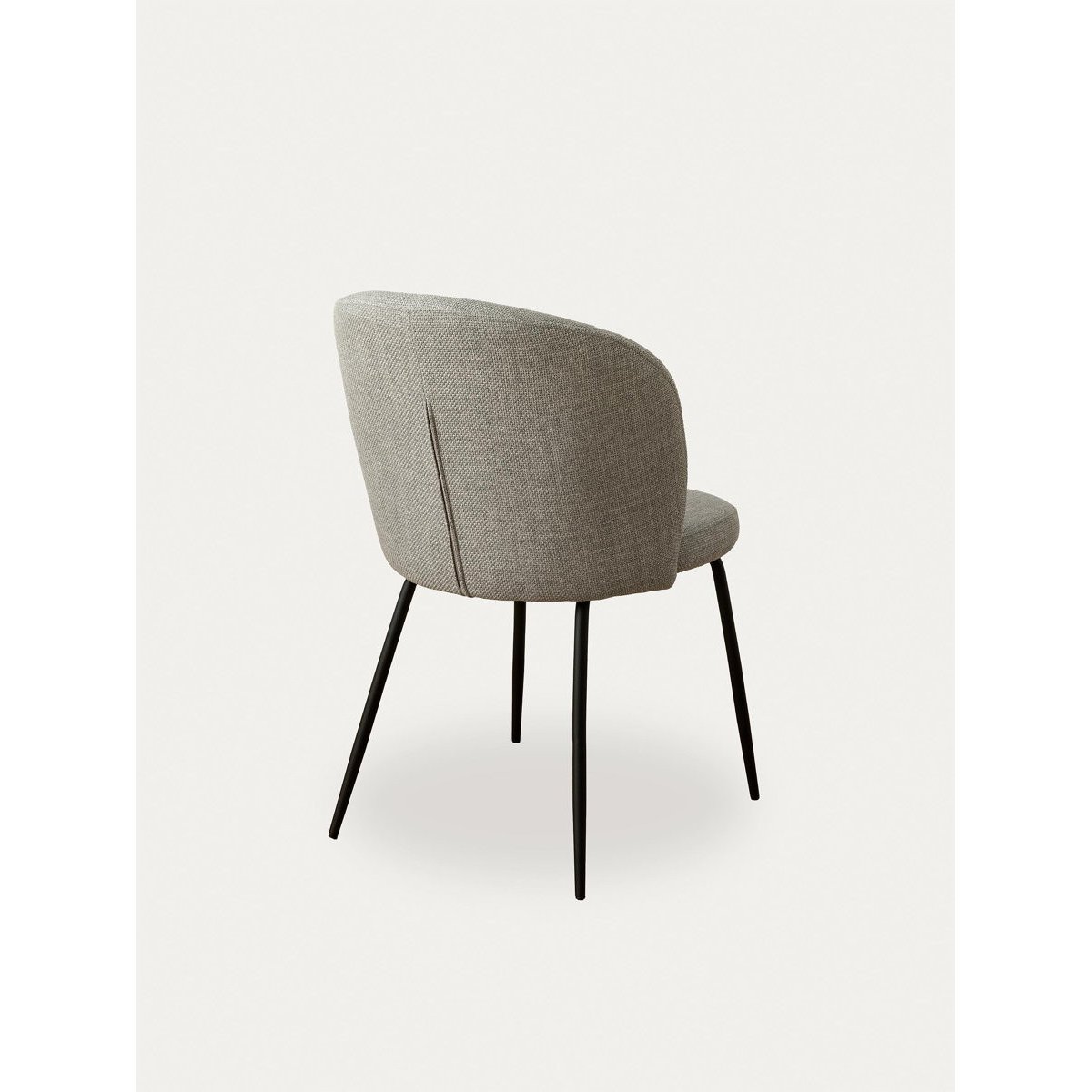 Chaise de salle à manger Rembourrée Gris-BEIZ gris, KENAY