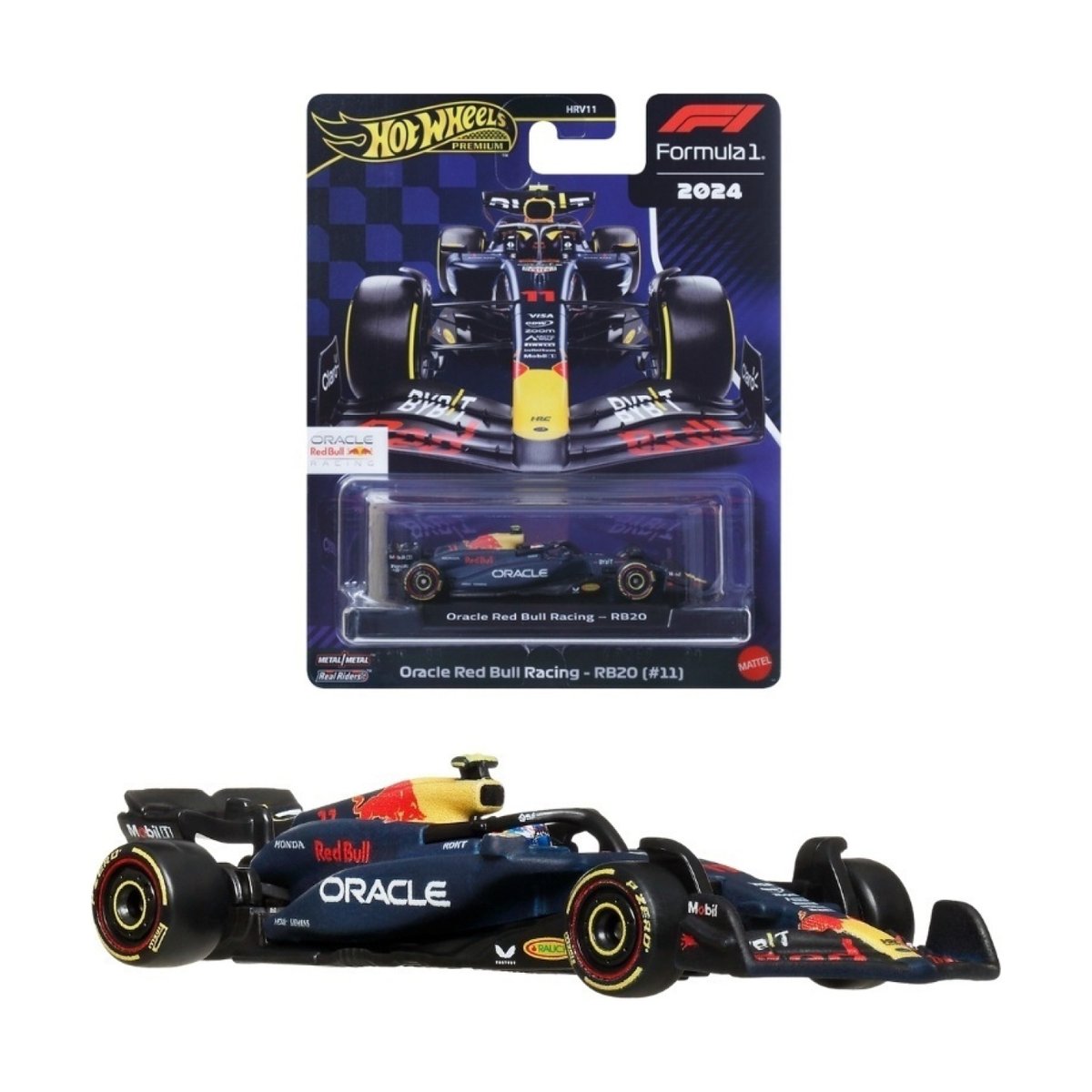 Hot Wheels Véhicule Miniature F1 Red Bull Sergio Perez multicolore, MATTEL