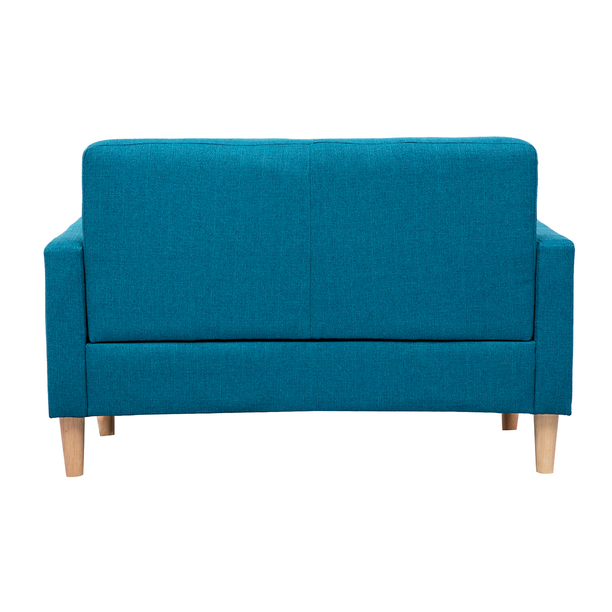 Canapé scandinave 2 places MOON bleu canard, MILIBOO
