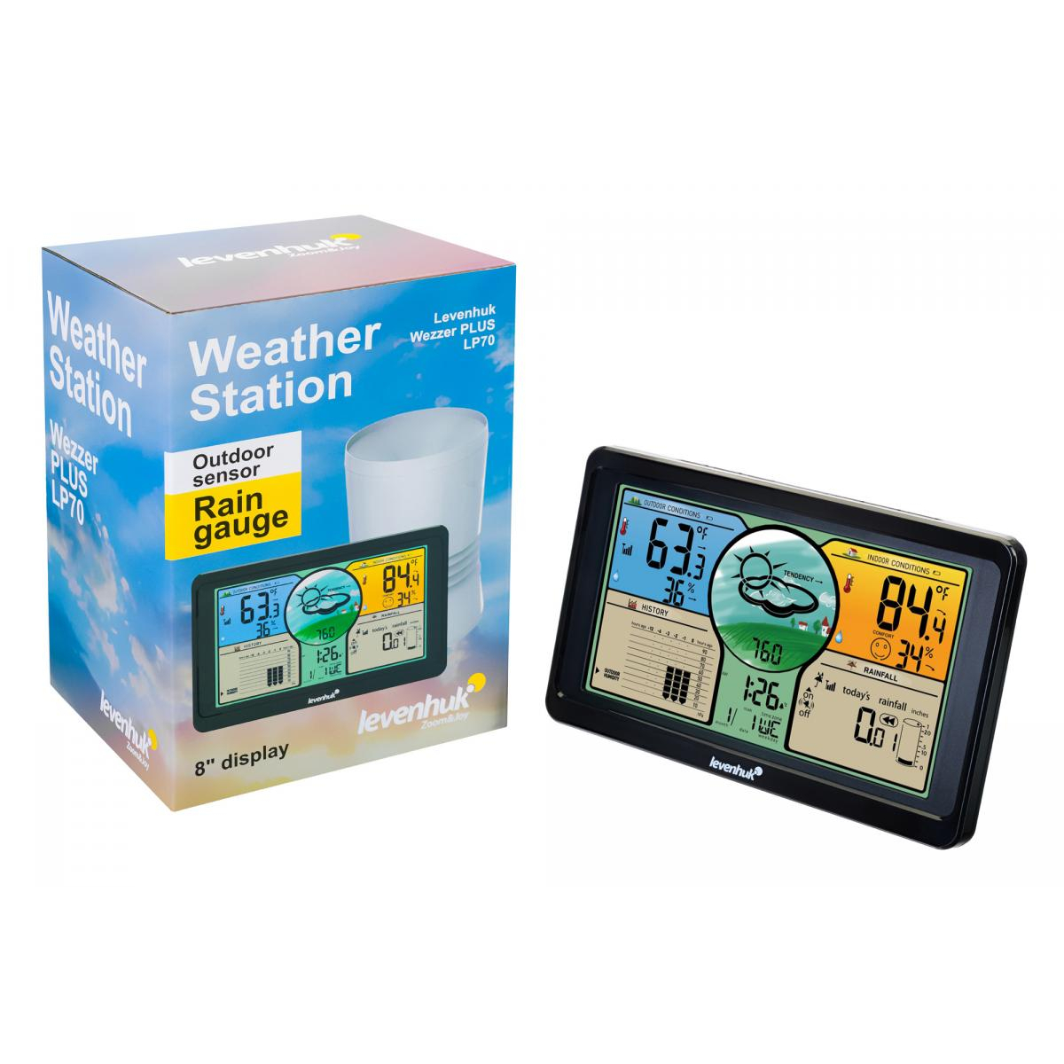 Station météorologique  Wezzer plus LP70 couleur unique, LEVENHUK
