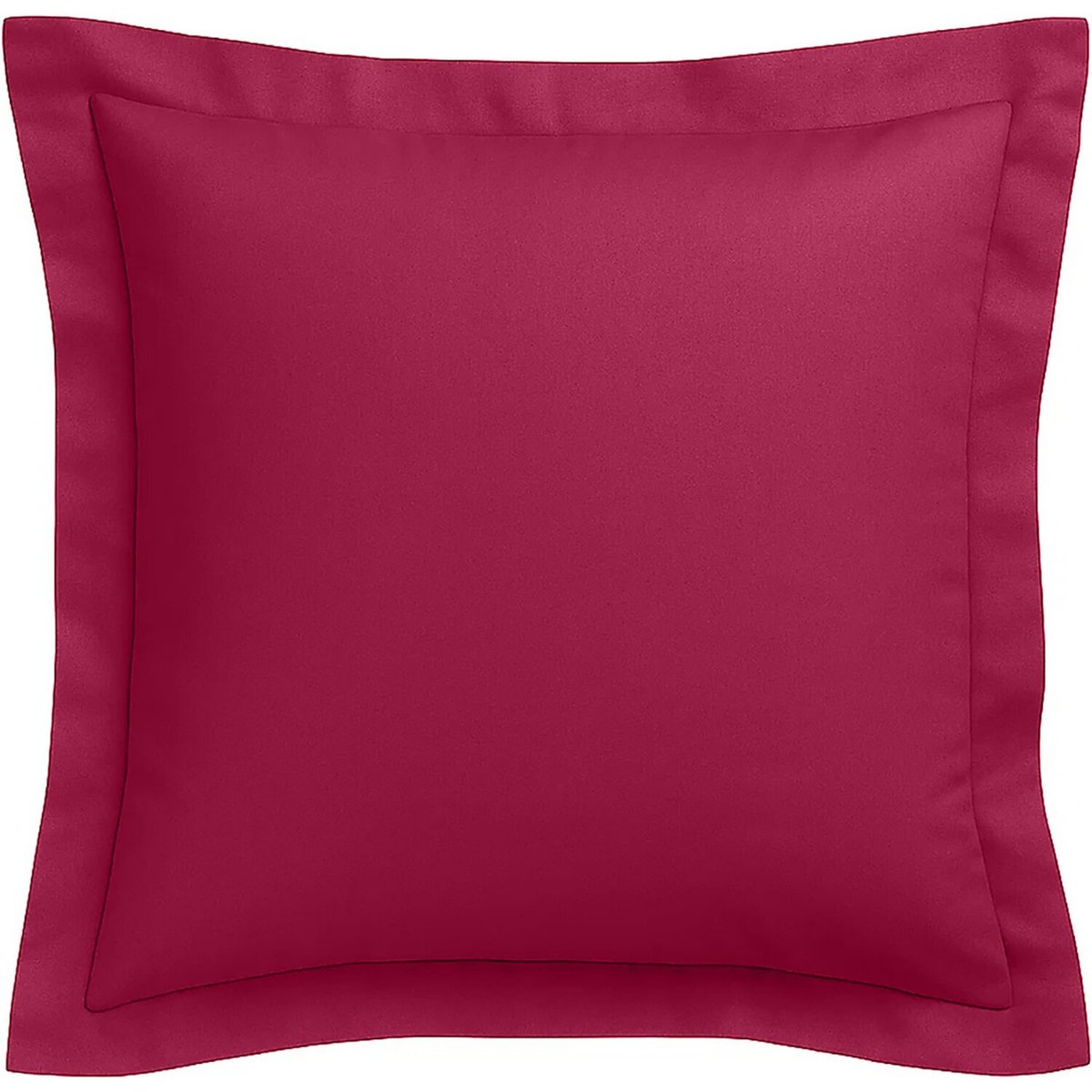 Taie d'oreiller 100% coton uni myrtille, C DESIGN HOME TEXTILE