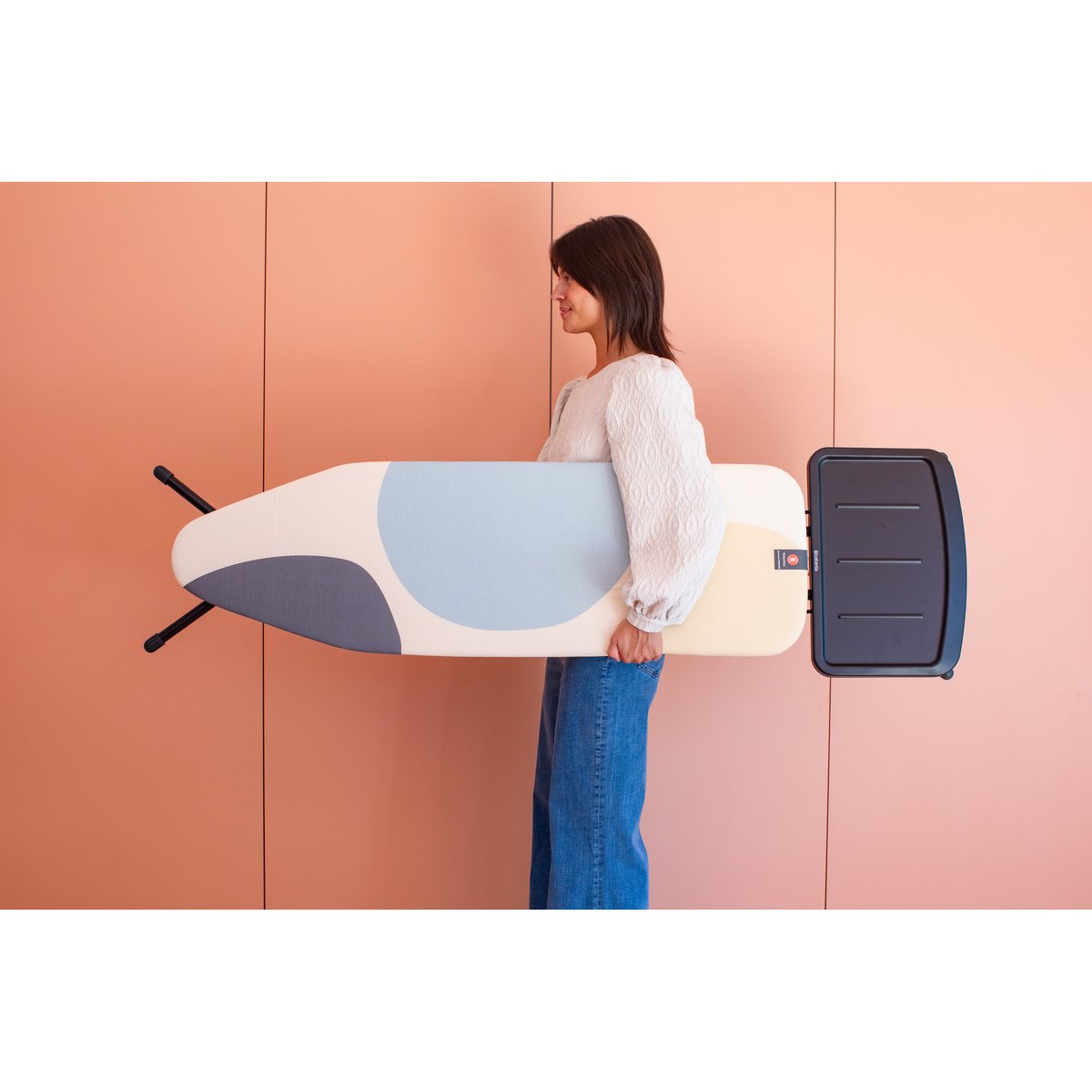 Table à repasser IRONING BOARD SOLID STEAM UNIT HOLDER spring bubbles, BRABANTIA